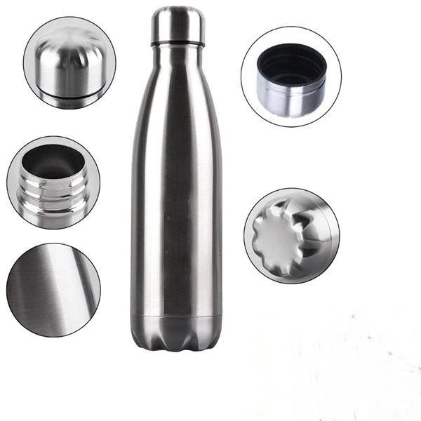 17 OZ Vacuum Wall Stainless Steel Cola Water Bottle Tumbler 3