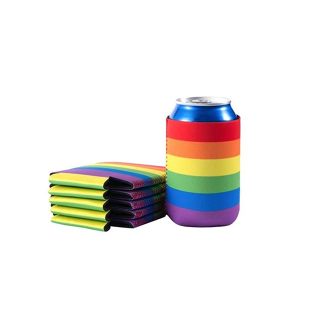 Neoprene Rainbow Can Coolie 1