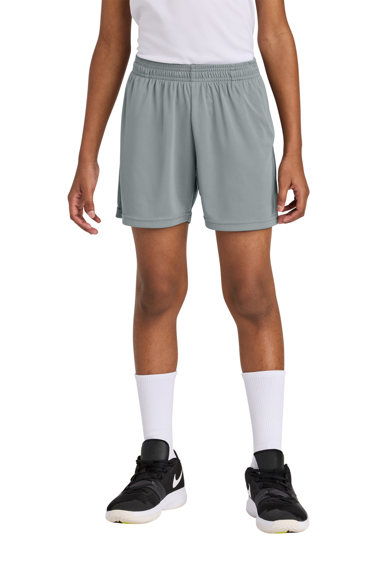 Sport-Tek Youth PosiCharge Competitor 5" Pocketed Short YST349P 32