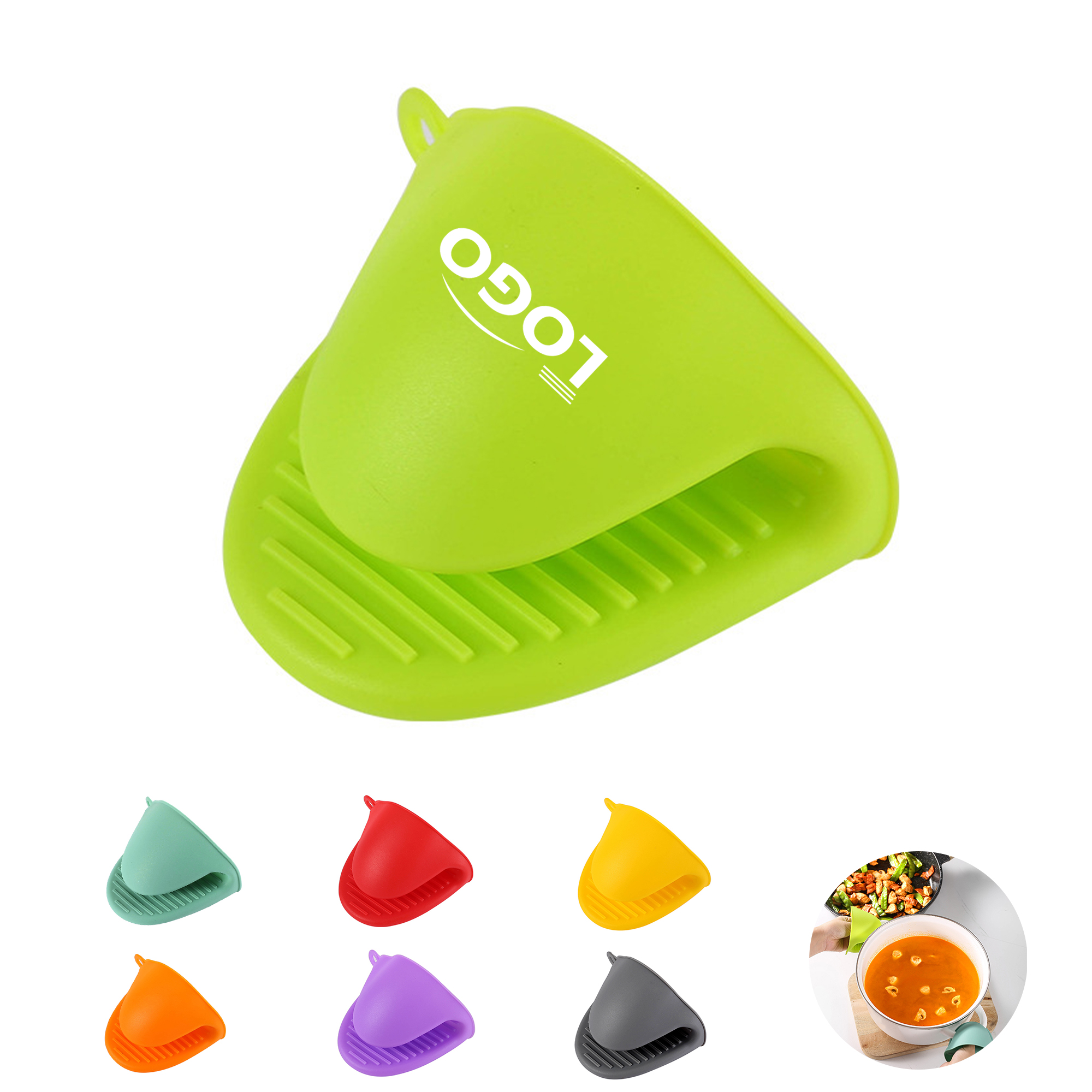 Heat-Proof Silicone Clip for Oven Mitts 2