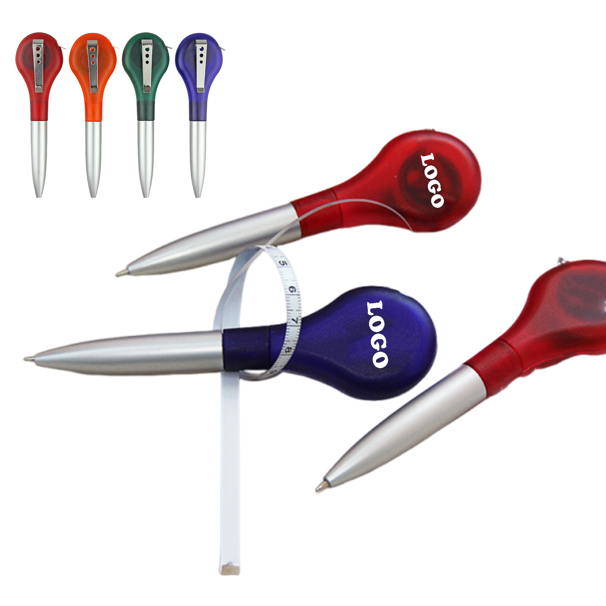 Custom Logo Tape Measure Pen Combo MOQ 50pcs 2