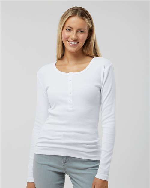 Women's Harper Long Sleeve Henley - BW2402 22