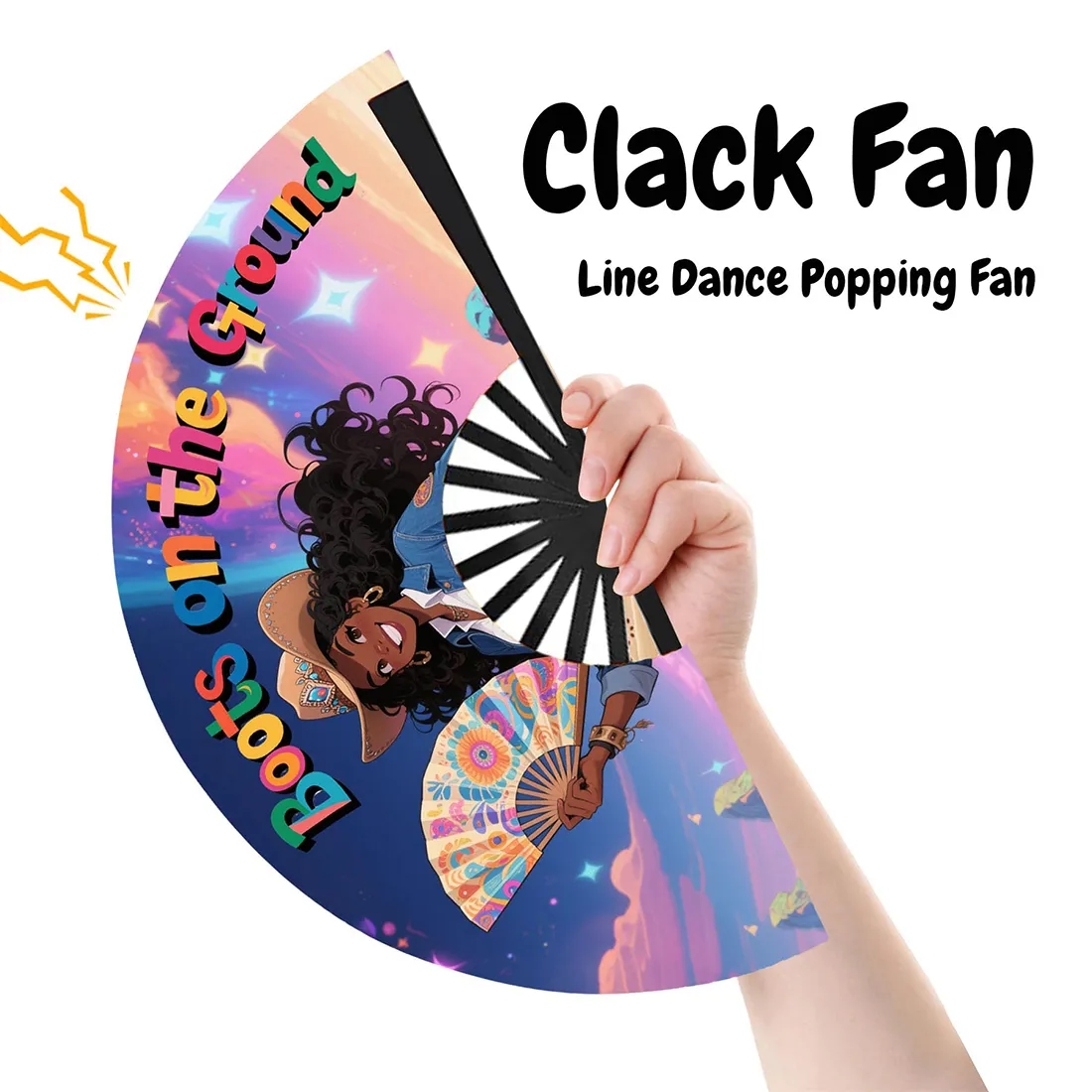 Bulk Custom Foldable Dance Fans Line Dancing with Photo 2025 3