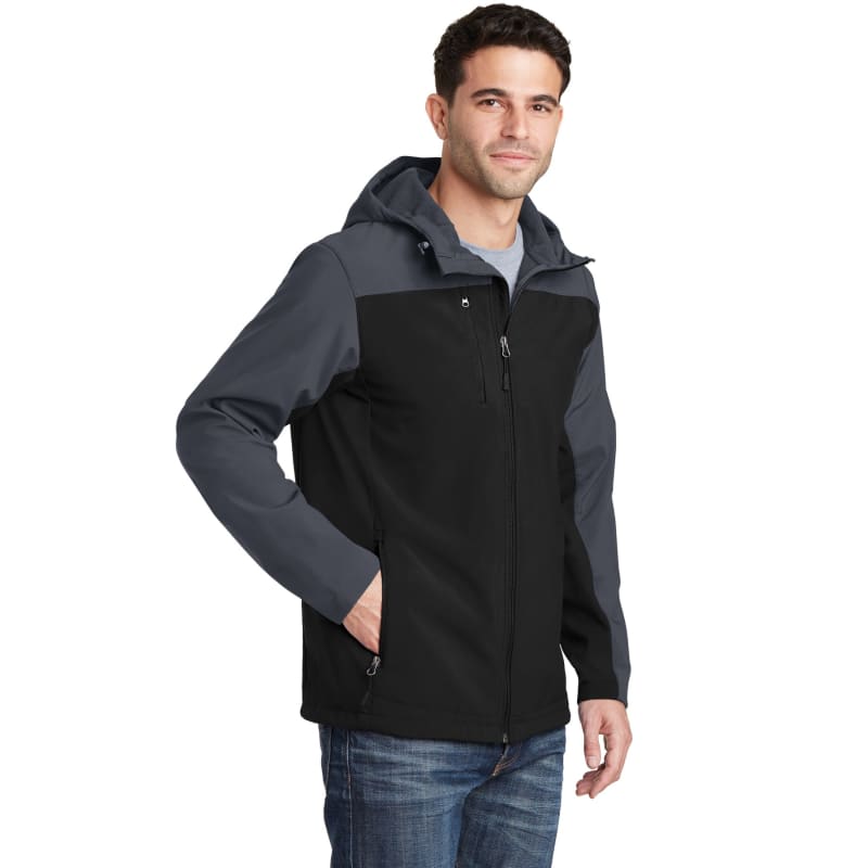 Port Authority Hooded Core Soft Shell Jacket. 2