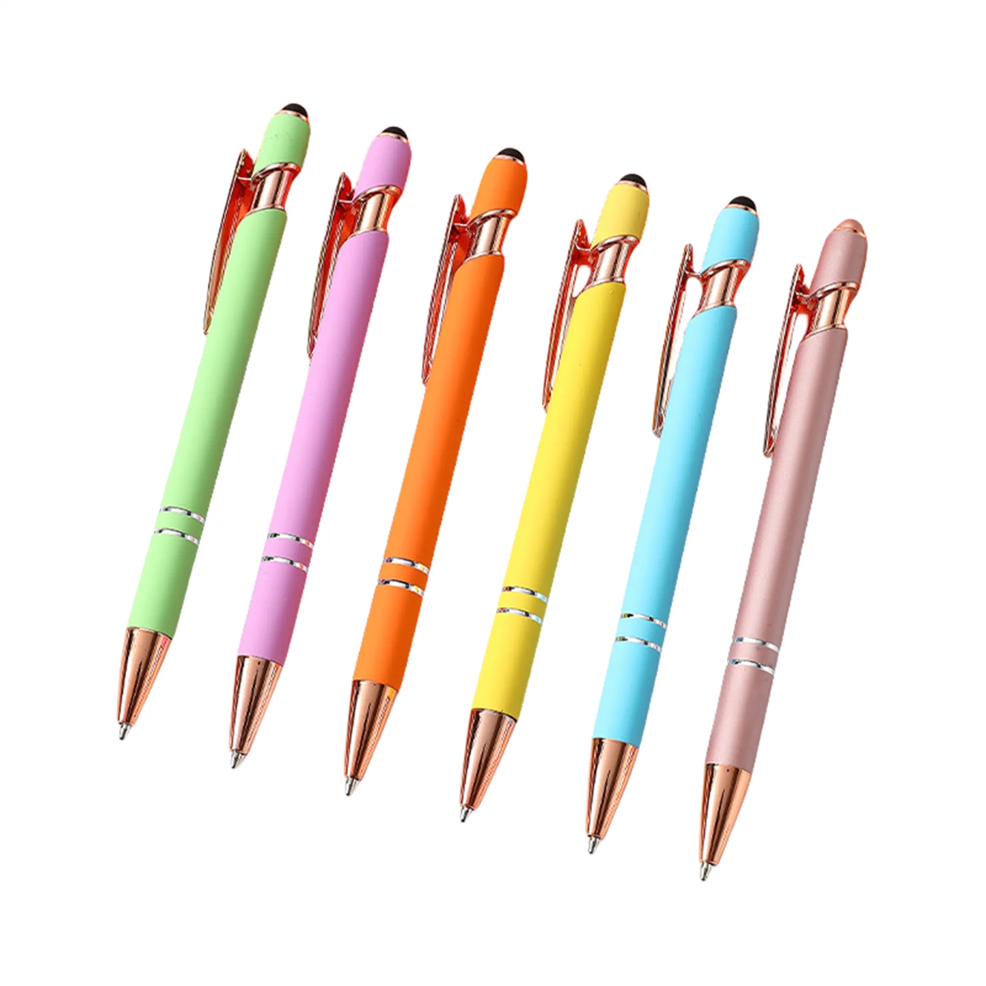 Retractable Ballpoint Pen with Stylus Tip 3