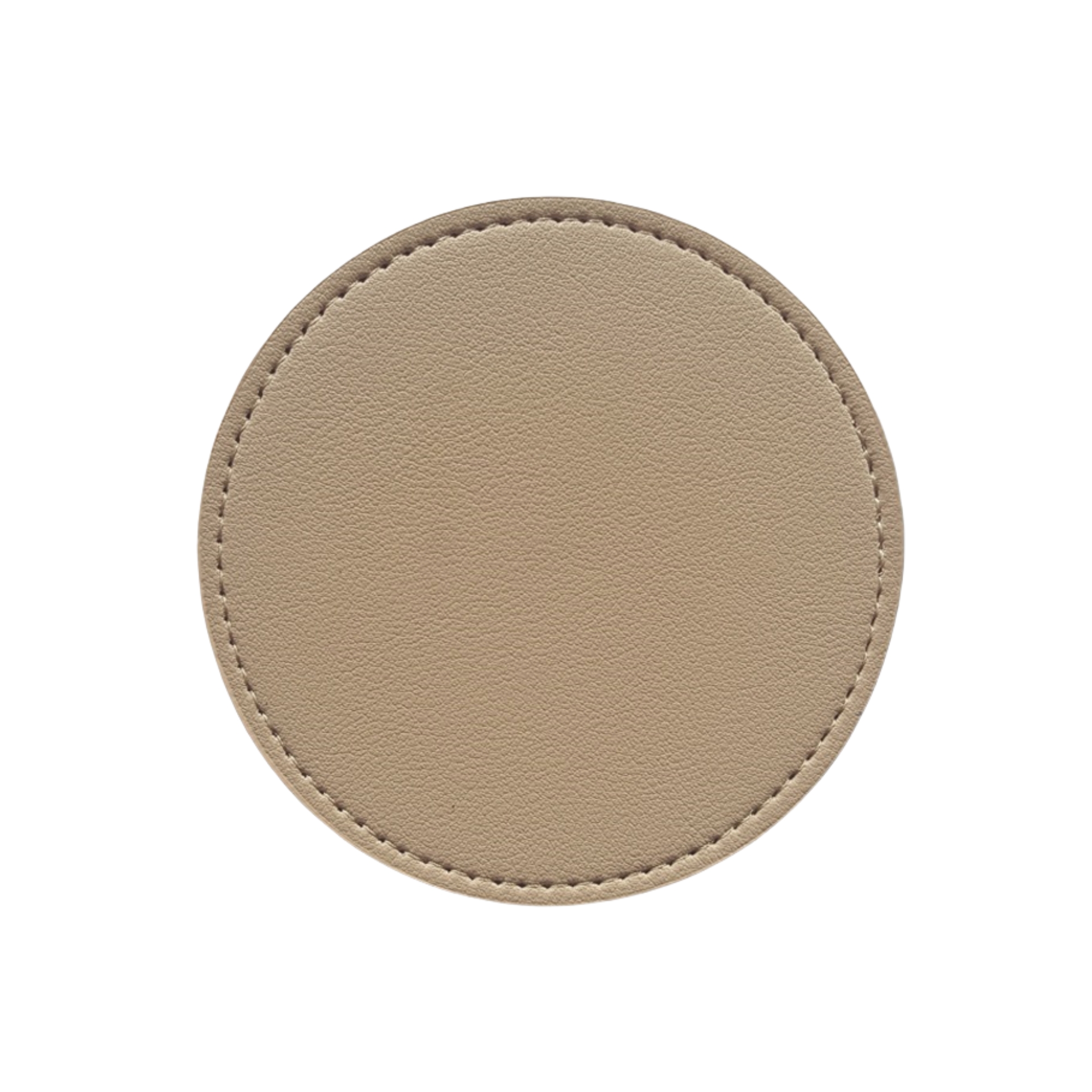 Round Leather Drink Coasters Protection for Home Decor 13