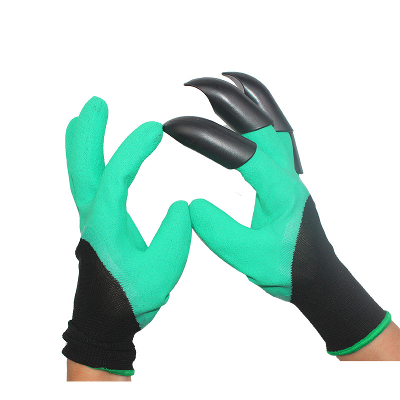 Waterproof and Breathable Planting Weeding Garden Gloves with Claws 1