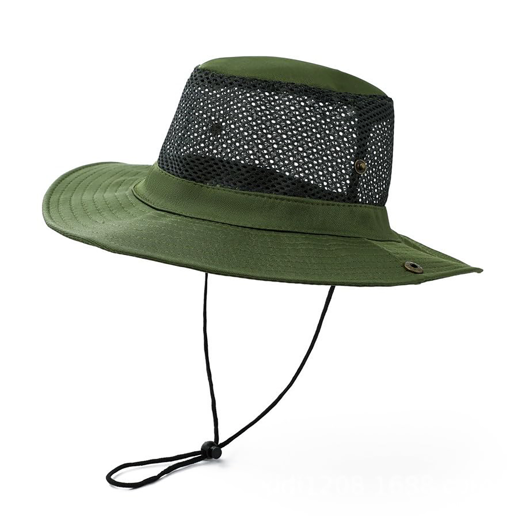 Foldable Bucket Hat with Mesh Top and Wide Brim 5