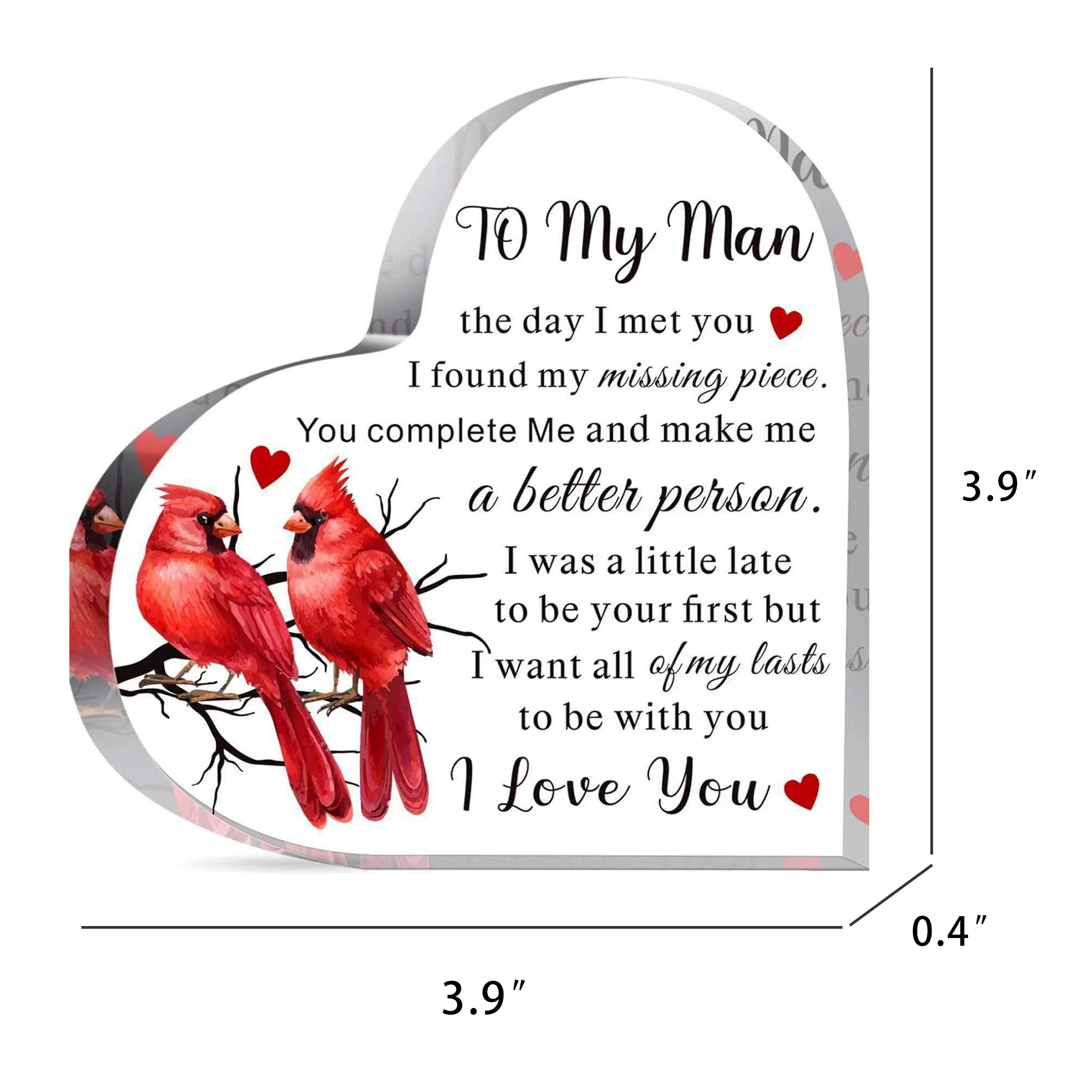 Transparent Puzzle Acrylic Paperweight Decoration 1