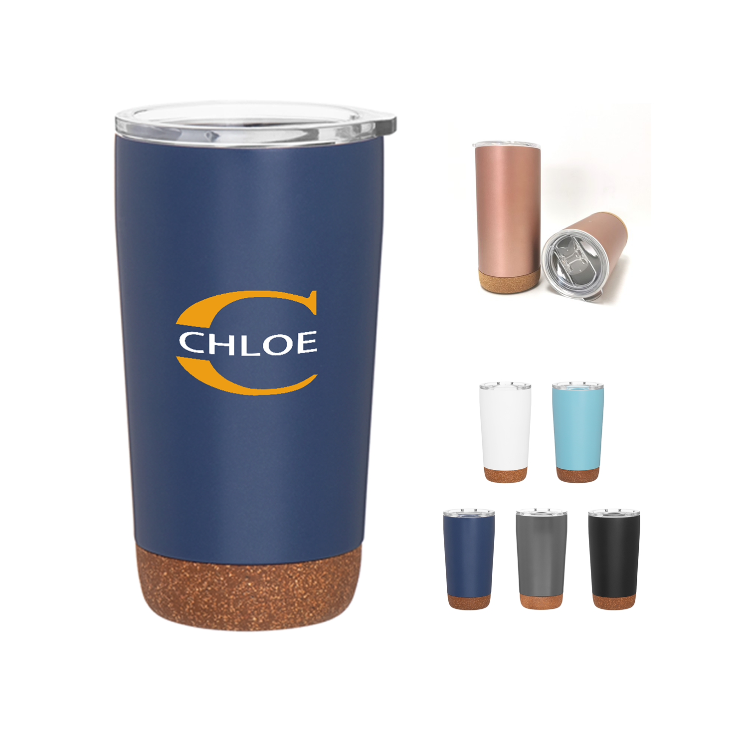 Matte Cork Base Tumbler 1