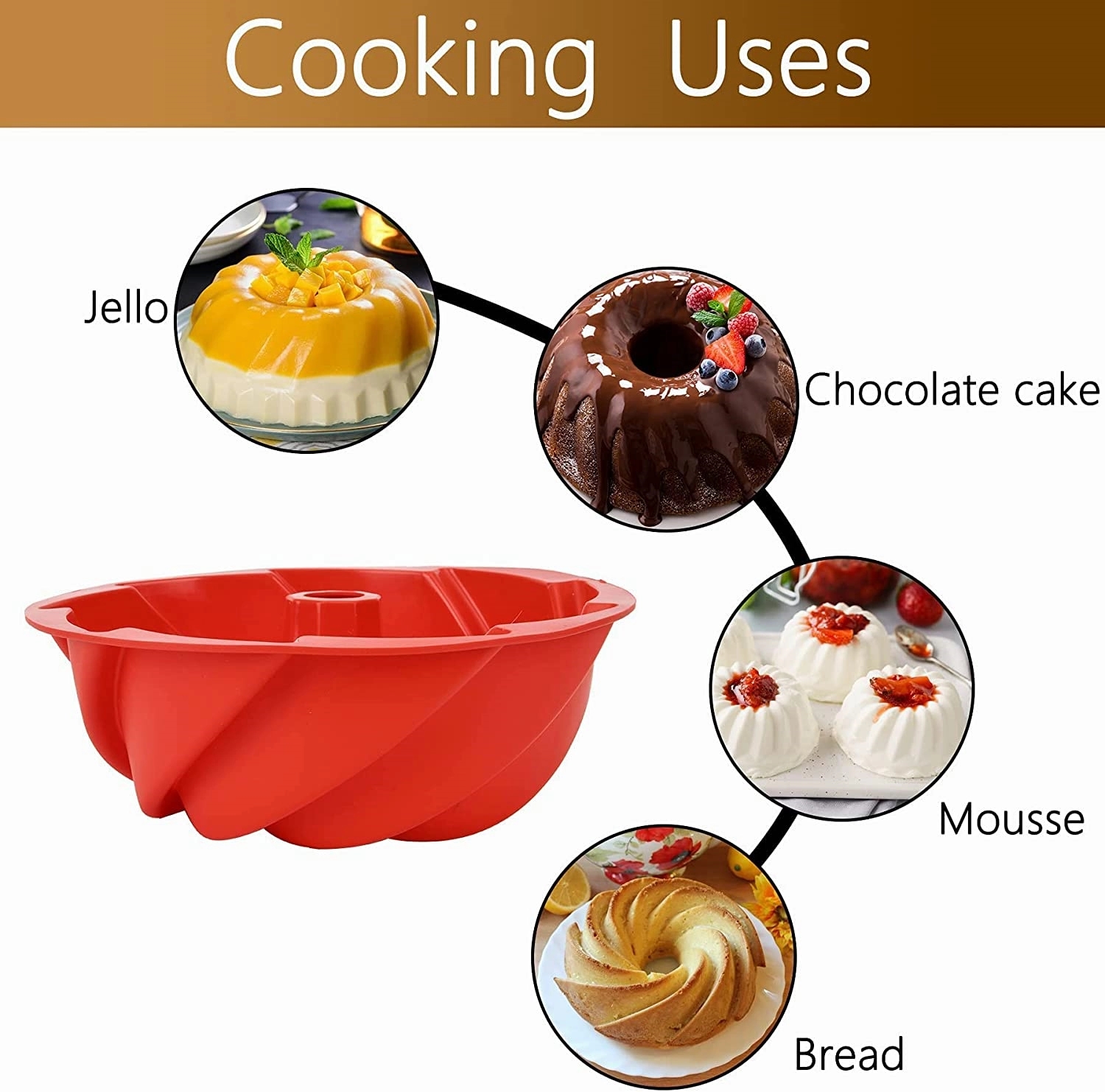 Creative Round Cake Molds 2