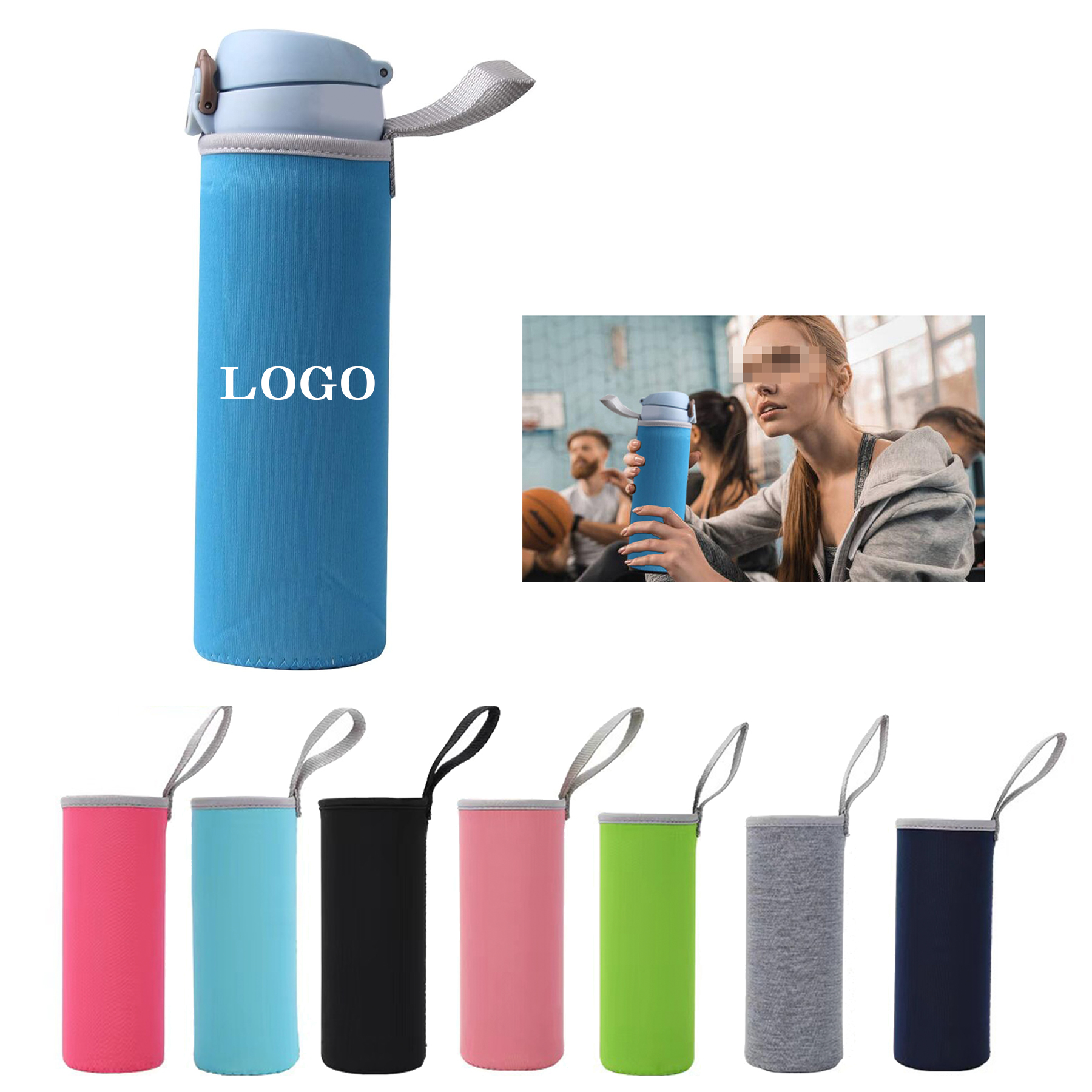 Cup Sleeve, custom koozie with logo imprint 1