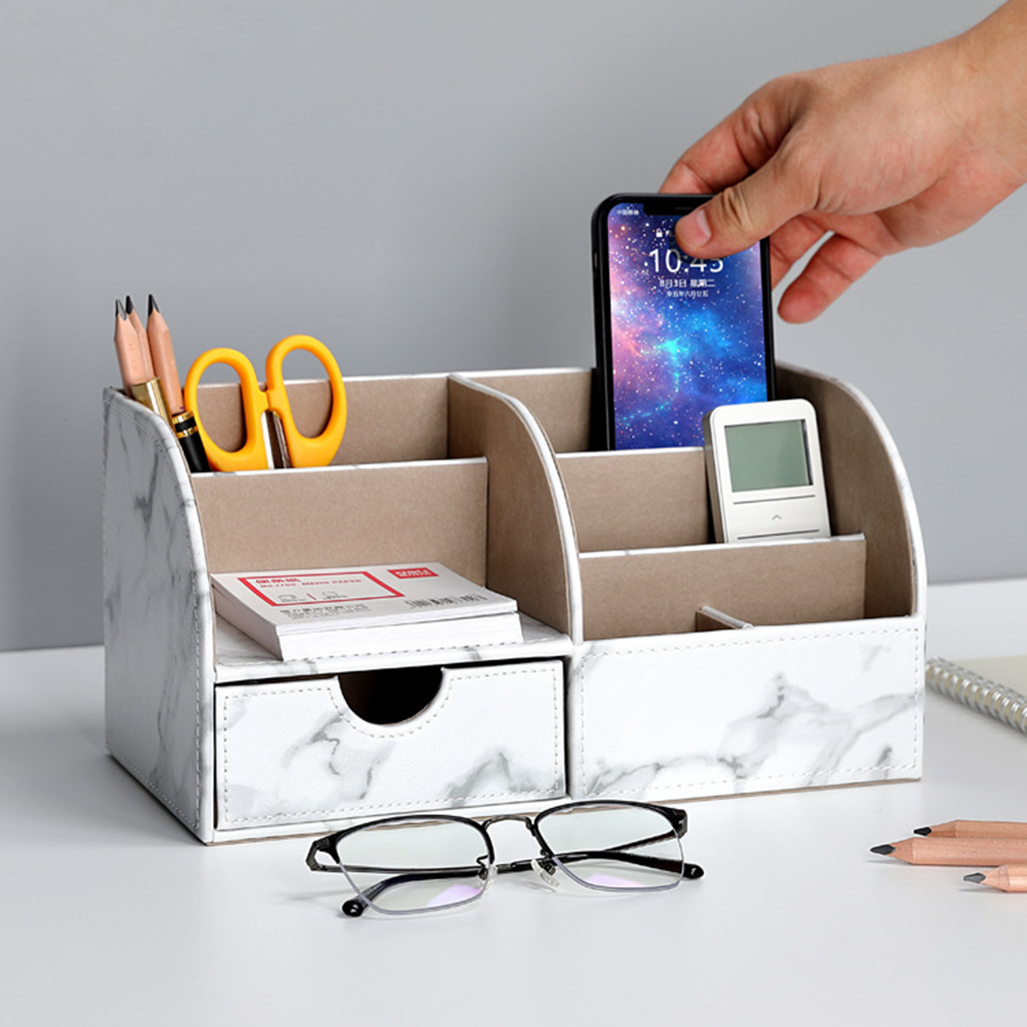 Desk Pencil Pen Holder Organizers Stationery Supplies 2