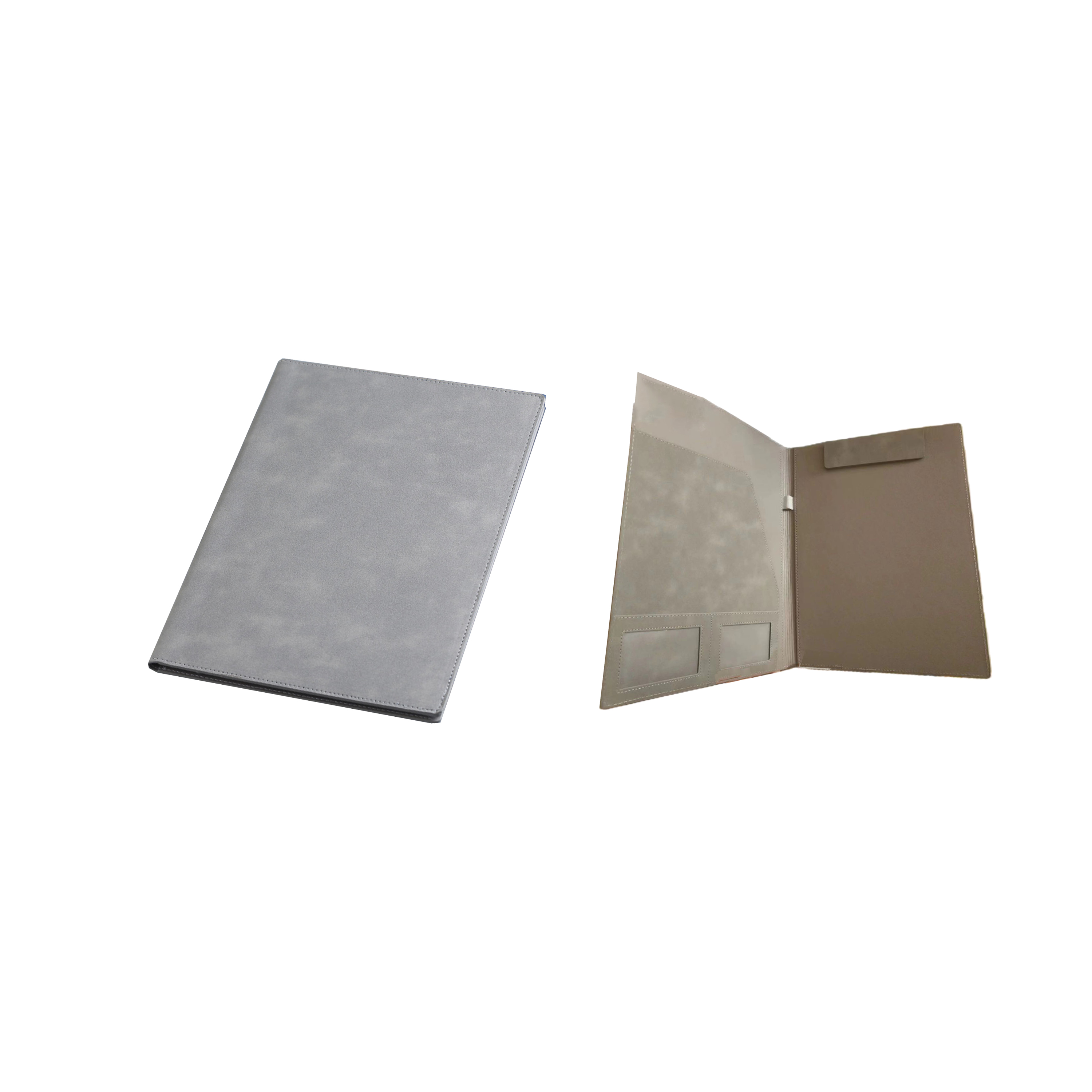 Vegan Leather Resume Portfolio Folder-Ocean 2