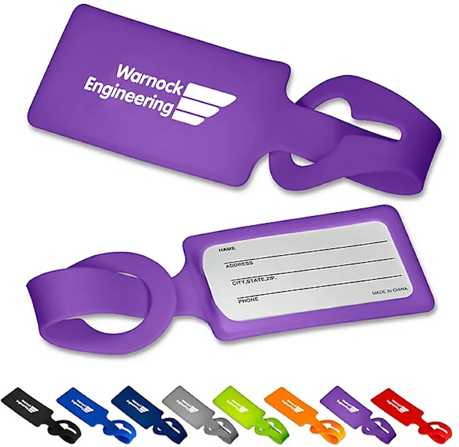 Silicone Luggage Tag 1
