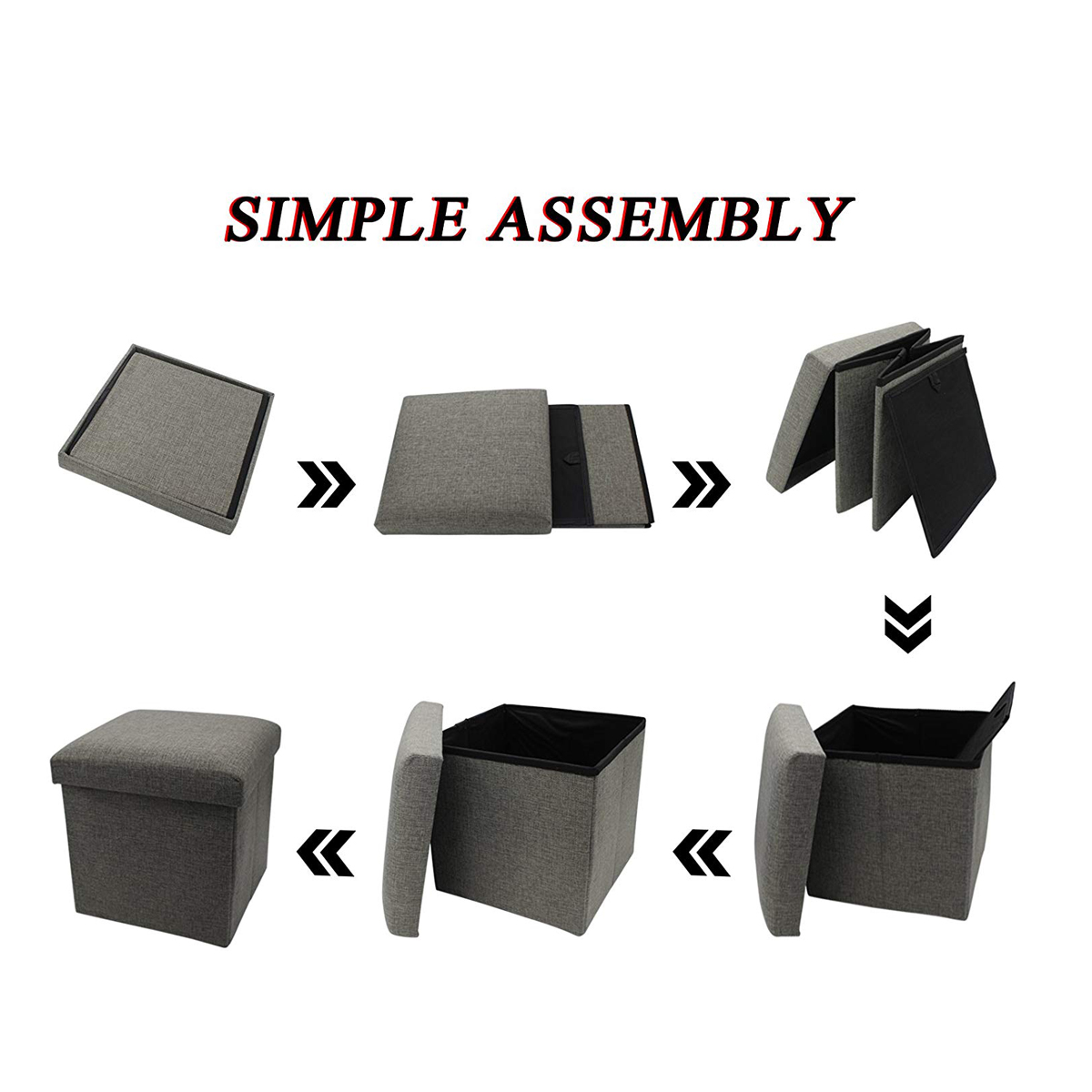 Foldable Storage Tool Rest Seat 5