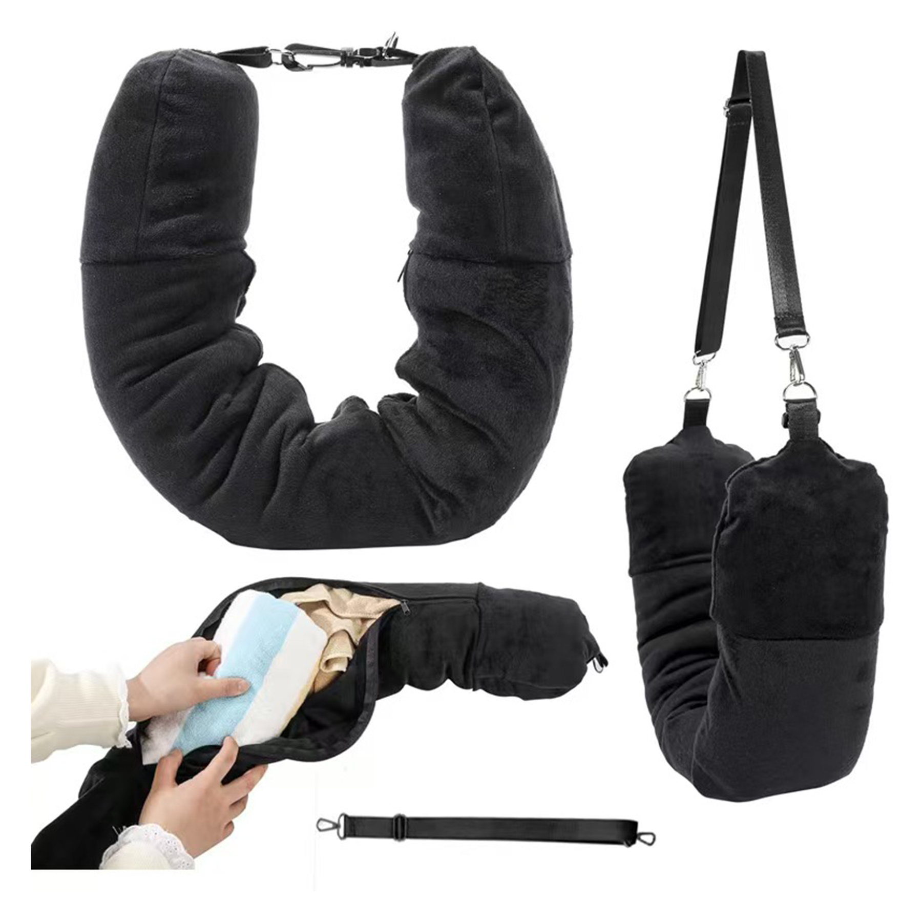 Creative Luggage Storage Travel Pillow 2