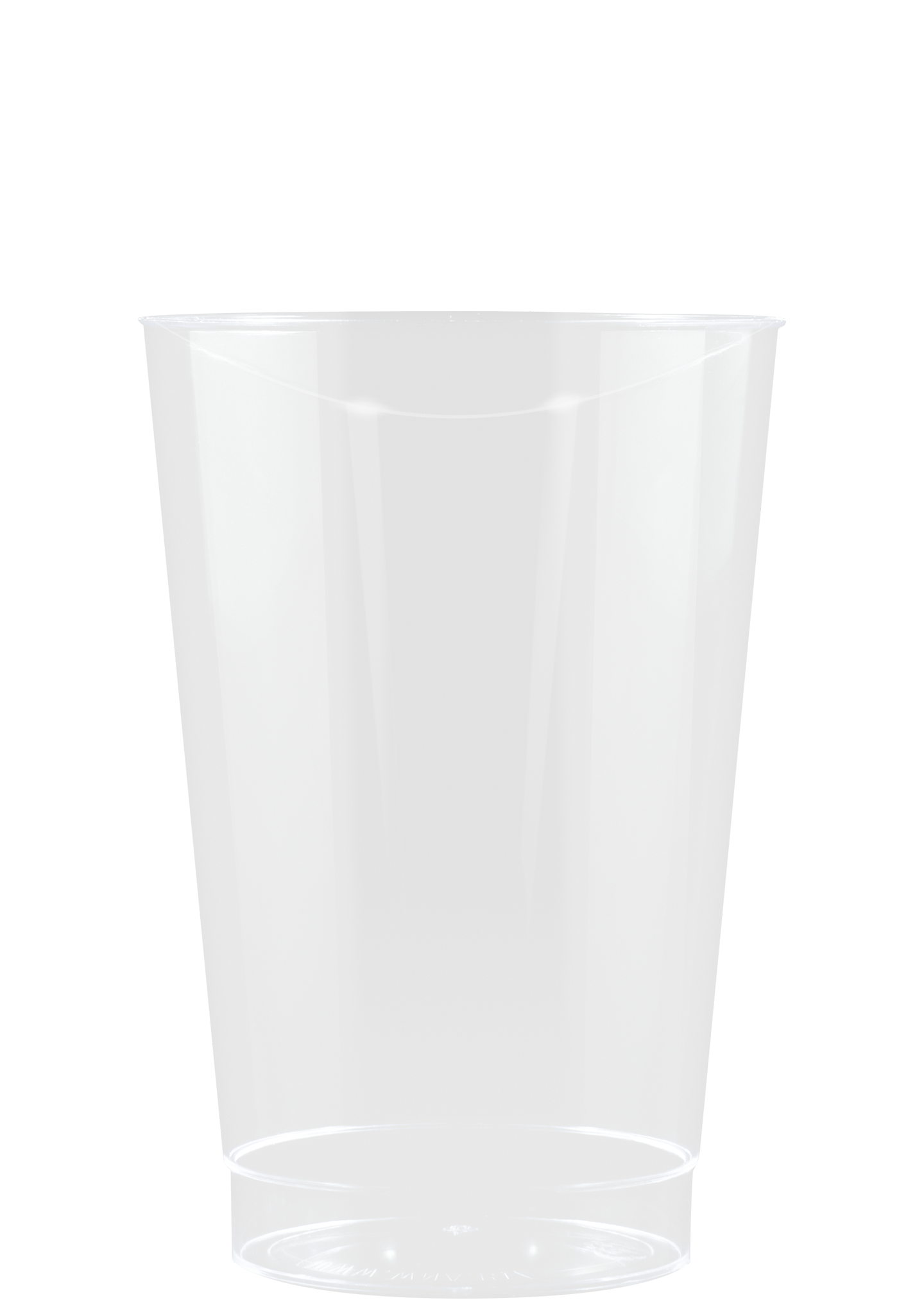 12 oz Hard Plastic Smooth Cup Clear Hi-Speed Print 3