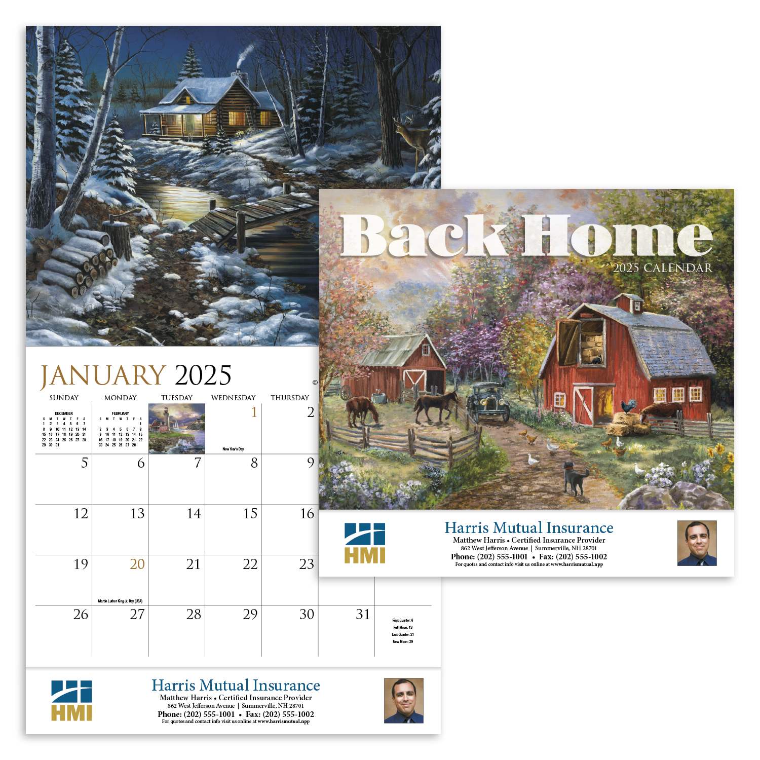 HotLine® Products Back Home Appointment Calendar - Stapled 27