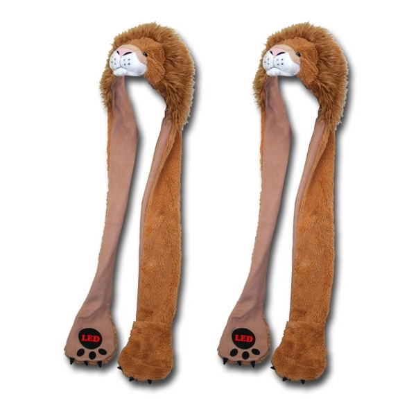 39" Lion Hoodie with Paws