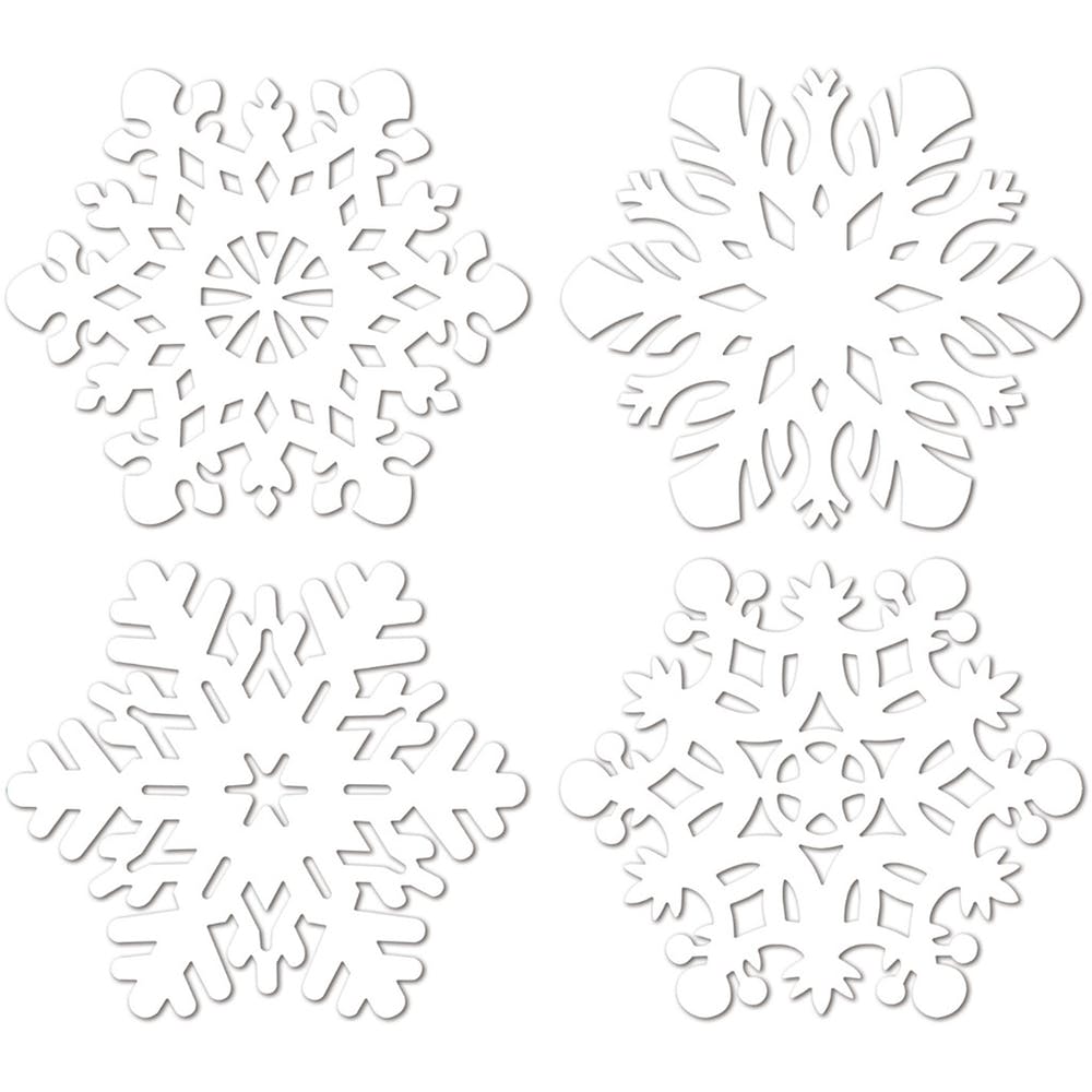 Snowflake Cutouts - White 14"-14.5" 1