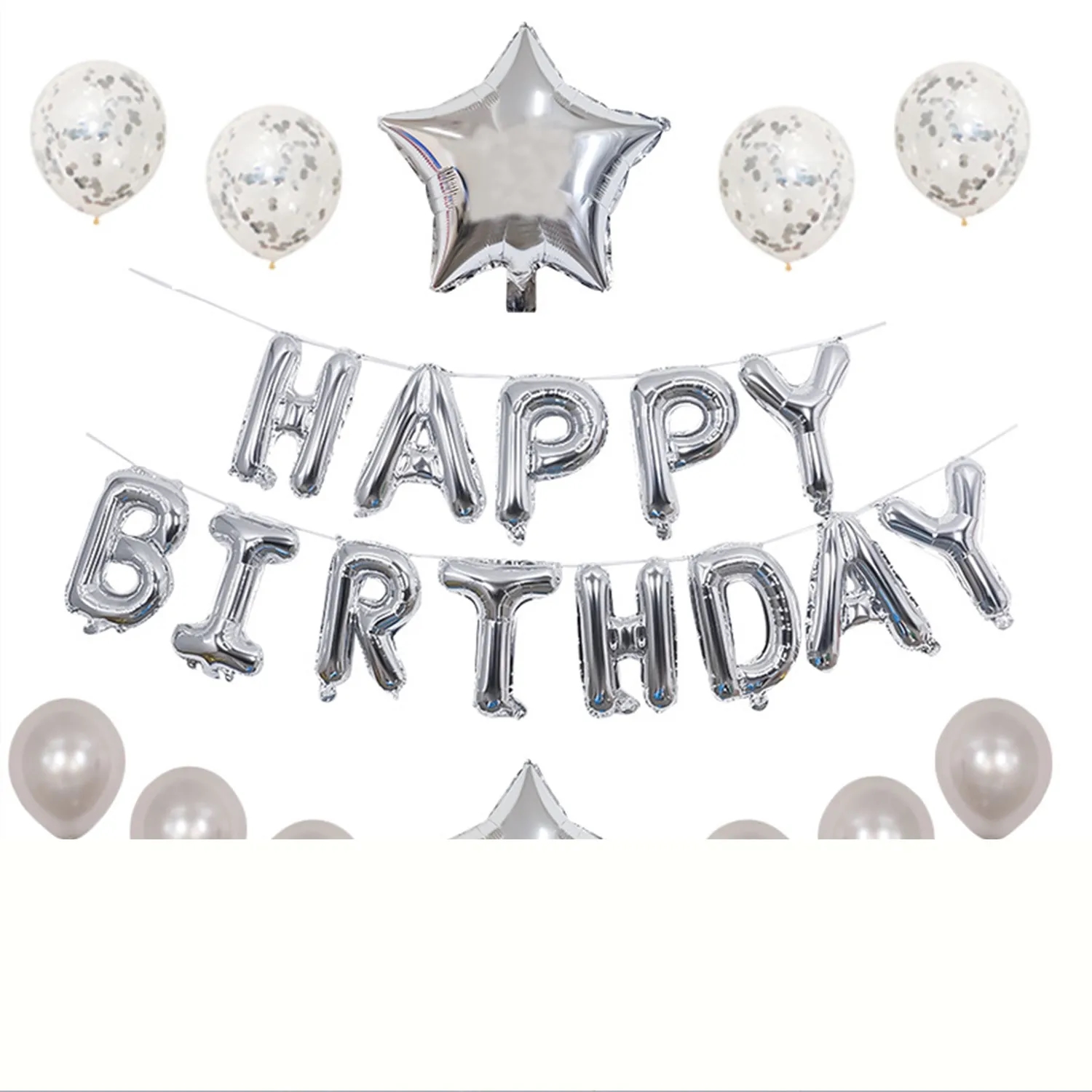 Birthday Pie Balloon Pair Decoration Set 7