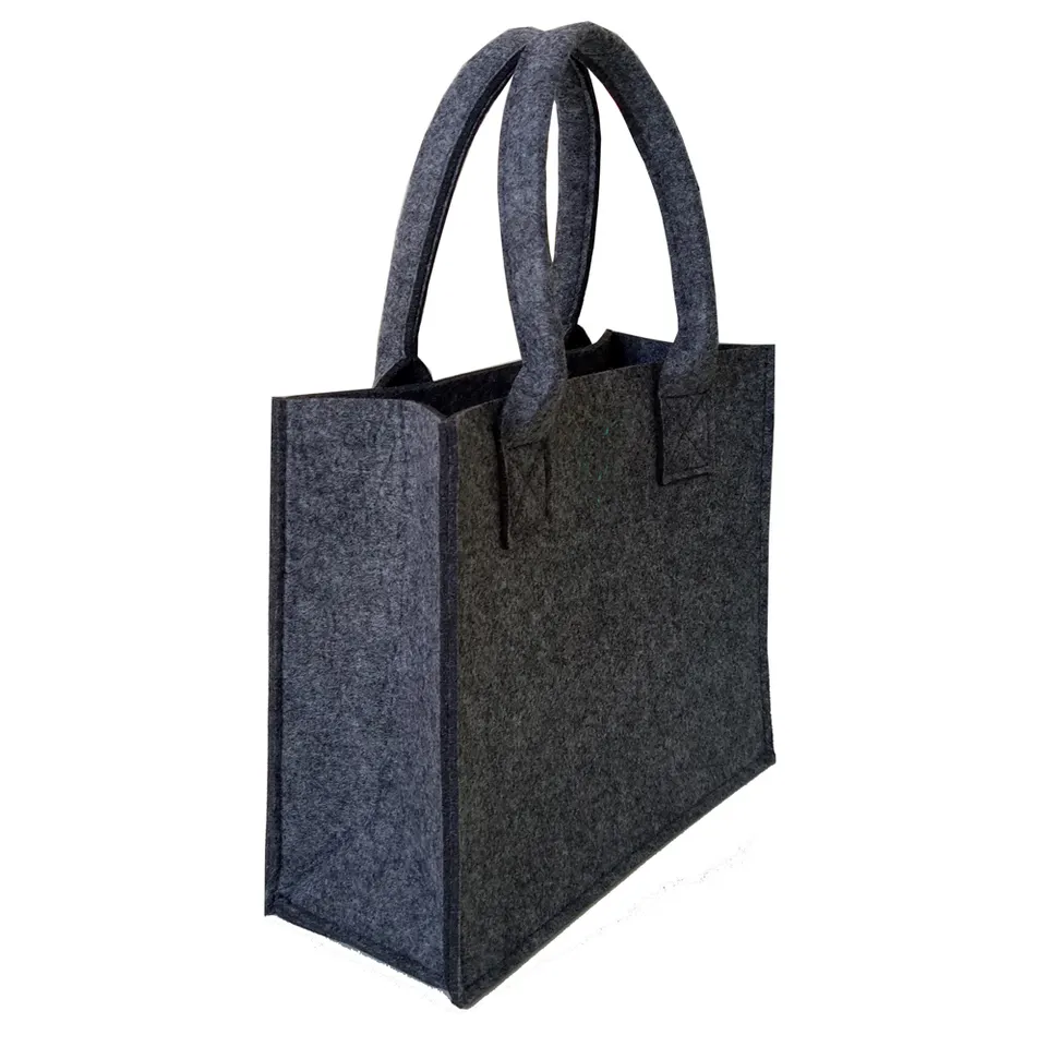 Eco Friendly Felt Handbag, custom tote bag with logo imprint 3