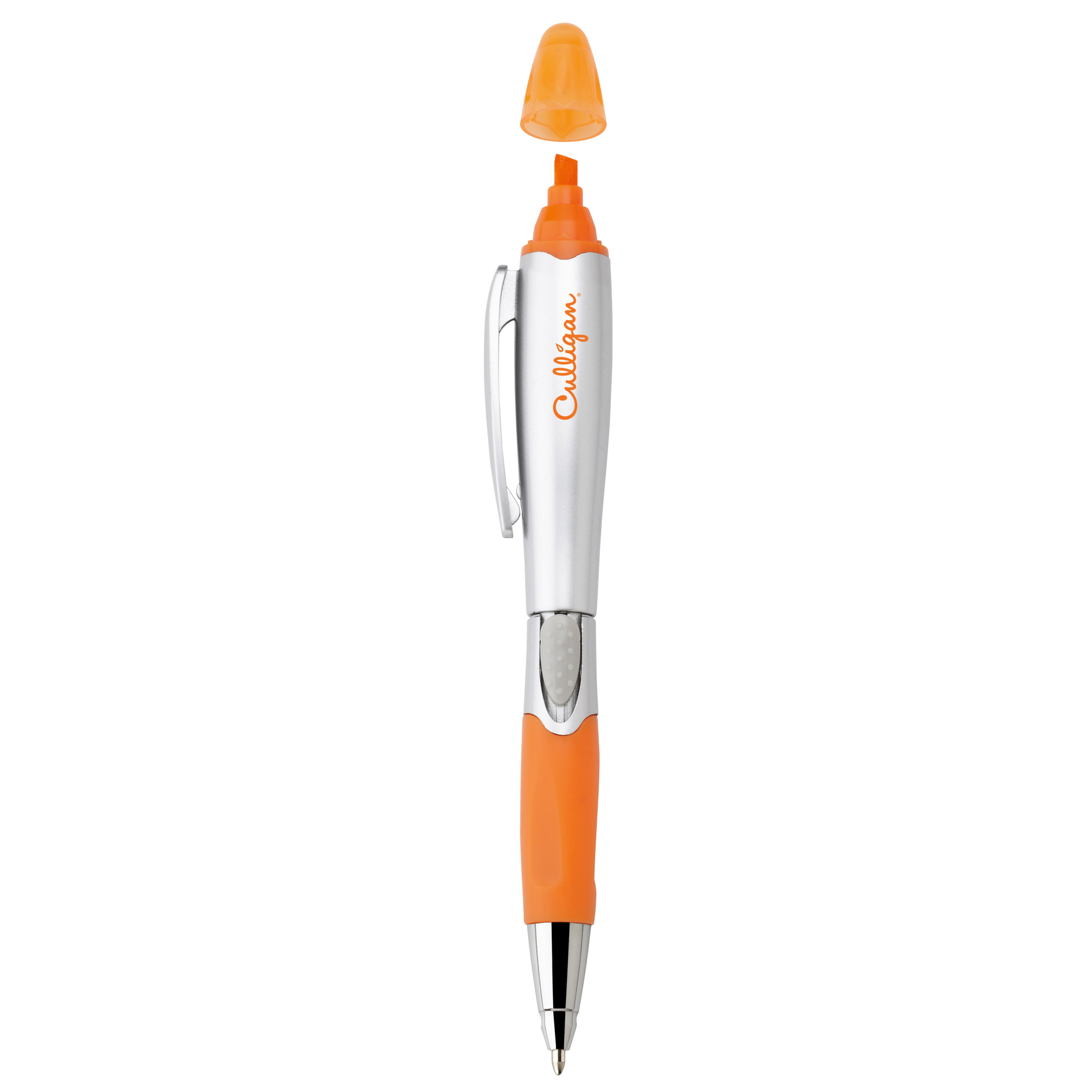 Silver blossom ballpoint penhighlighter 43