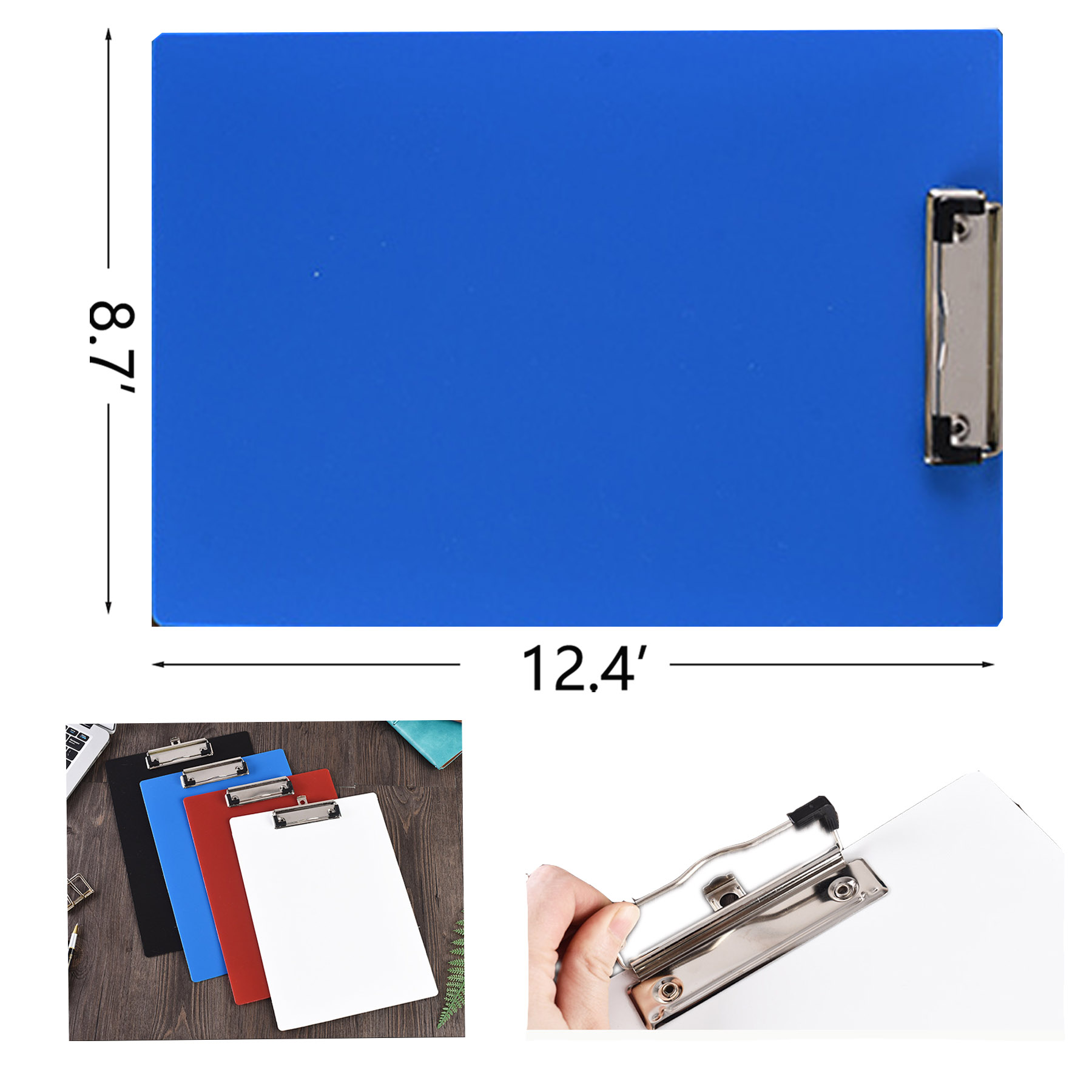 A4 Folder Board With Metal Clip On The Top 2