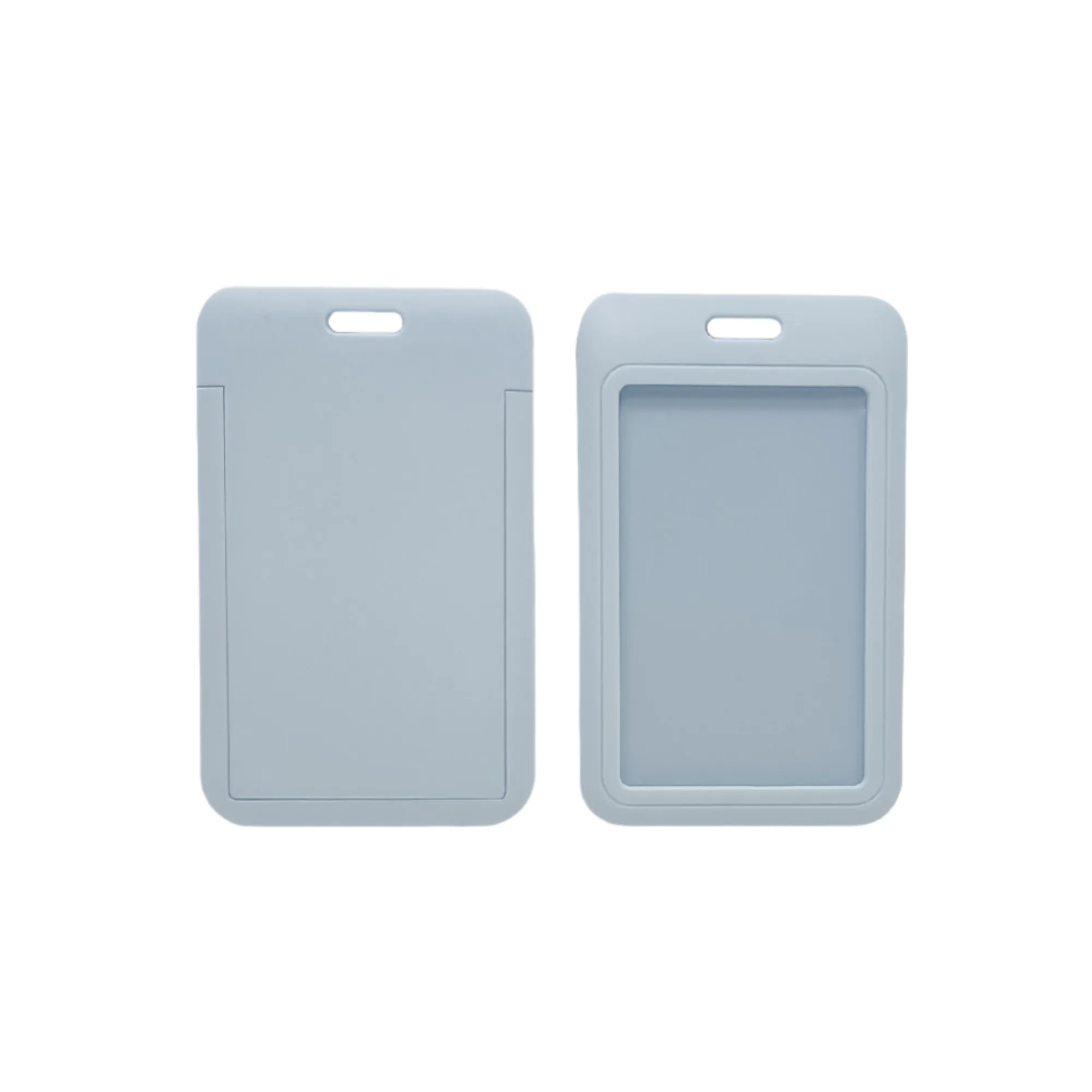 Slide Open Plastic Portrait Lanyard Card Holder 7