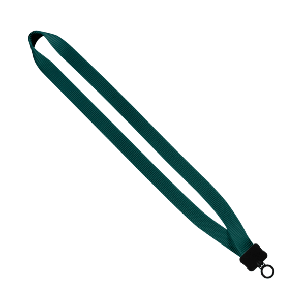 3/4" Smooth Nylon Lanyard with Plastic Clamshell & O-Ring 25