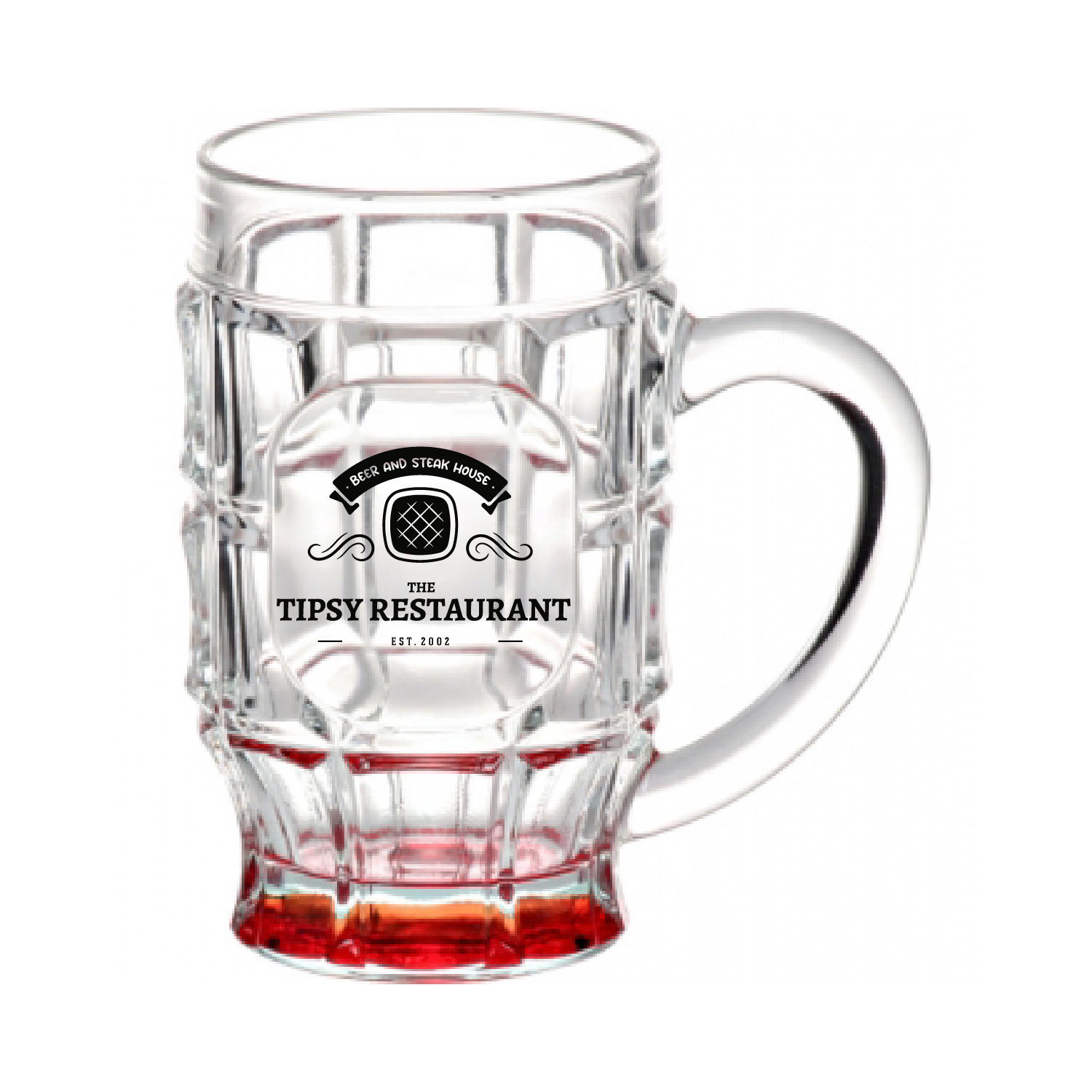 17.75 oz. Beer Garden Glass Mug (2 Color Imprint) 5