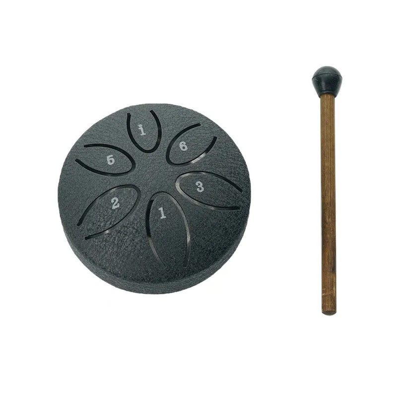 Steel Tongue6 Notes 3 Inches Chakra Tank Drum 5