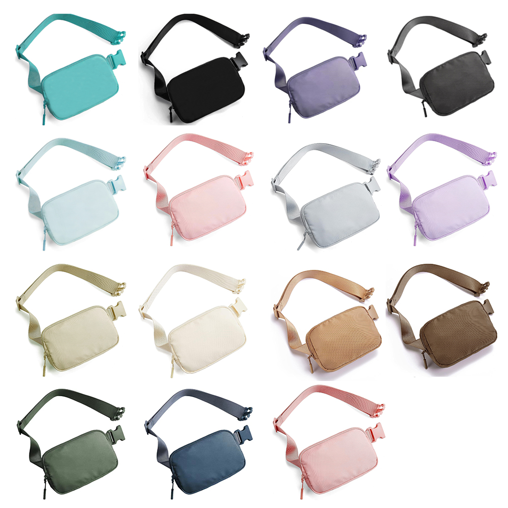 Monochromatic Waterproof Waist Pack 1