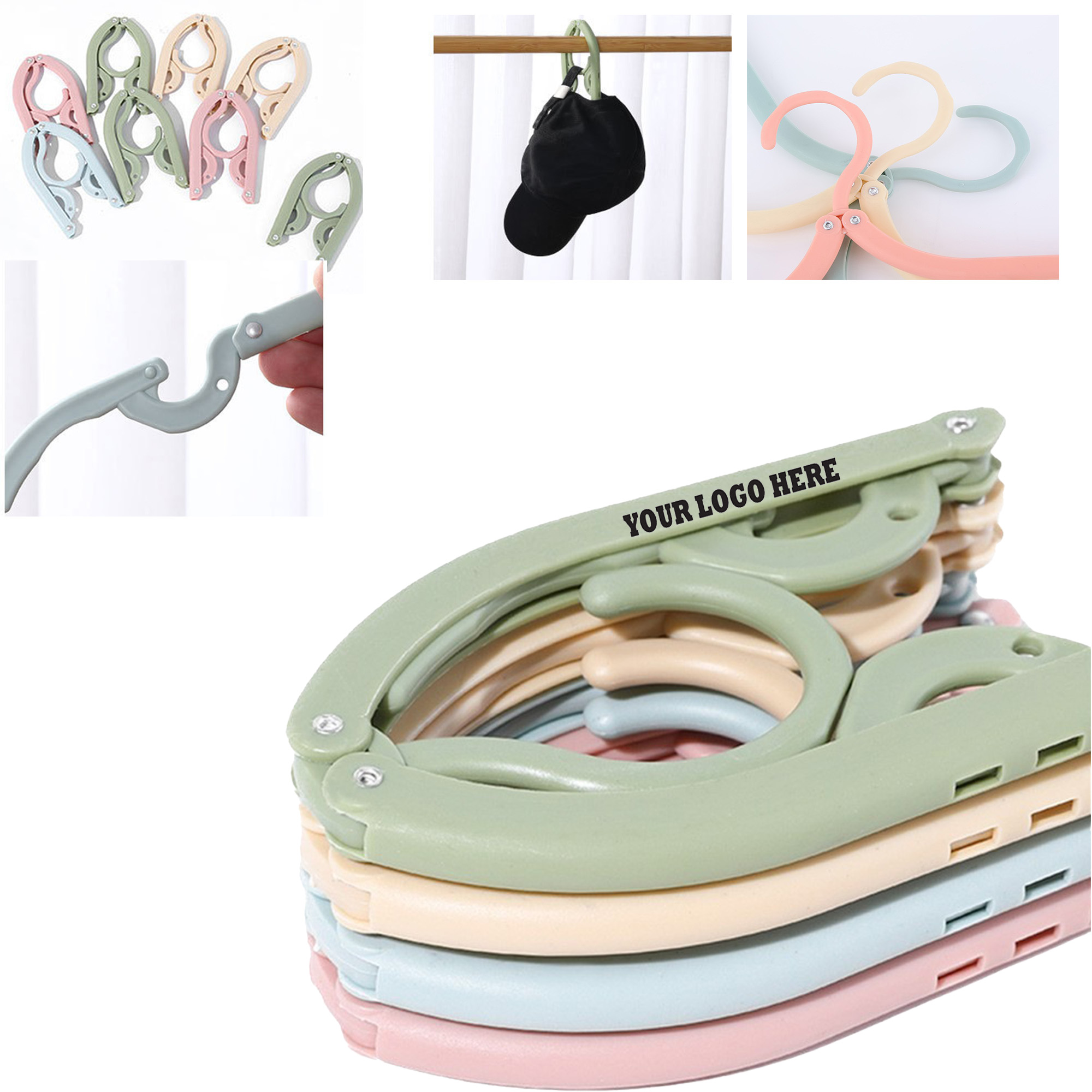 Collapsible Garment Hanger Lightweight PP Material 3