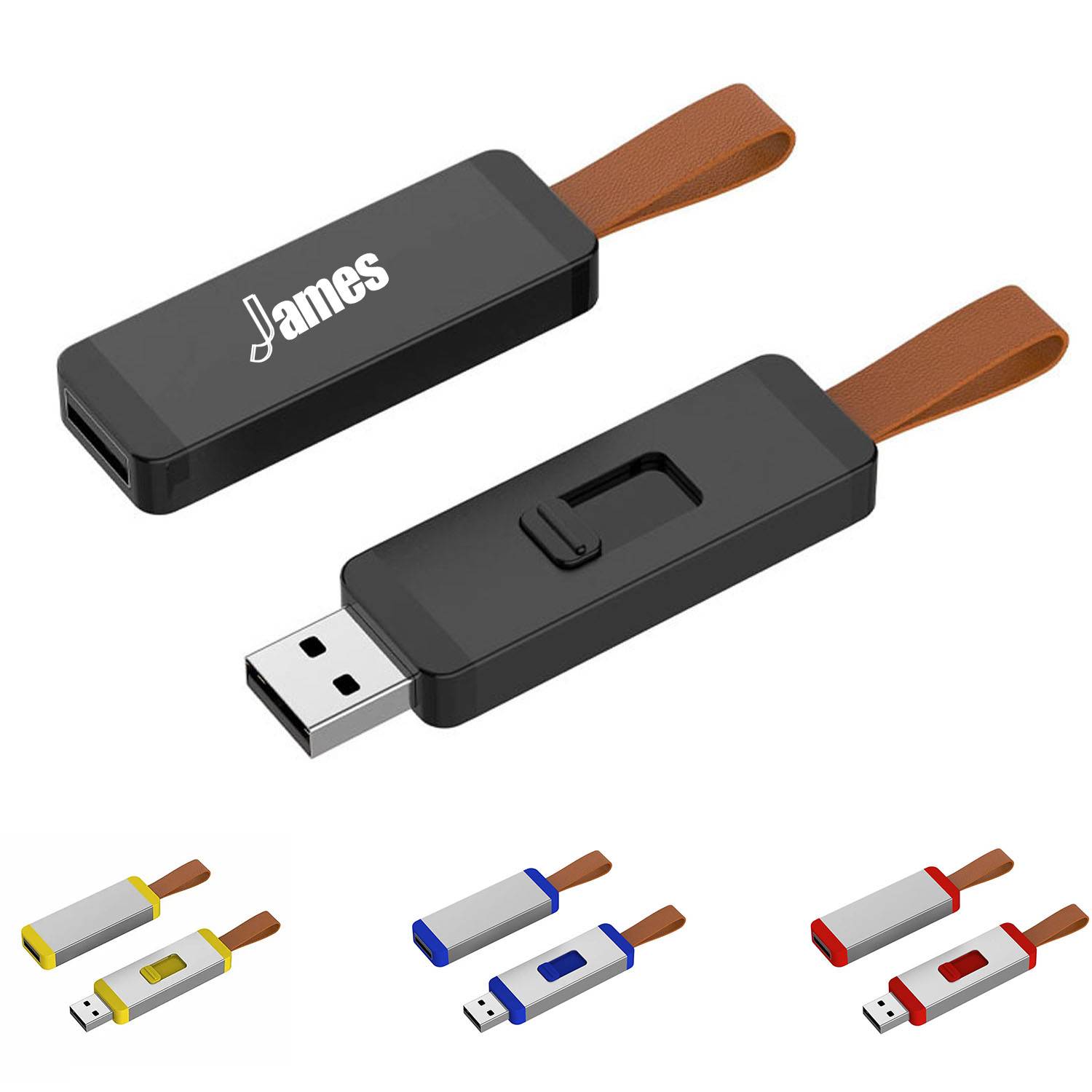 128GB Push-Pull USB Flash Drive 1