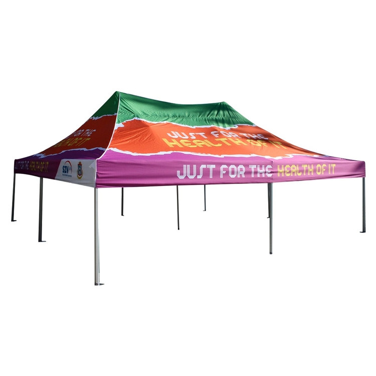 20' x 20' Pop up Canopy Tent Full-Color, Full Bleed Dye-Sublimation 3