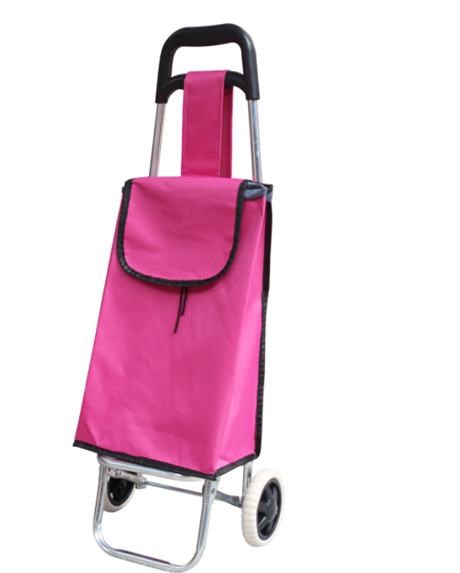 Folding pull bar shopping cart 8