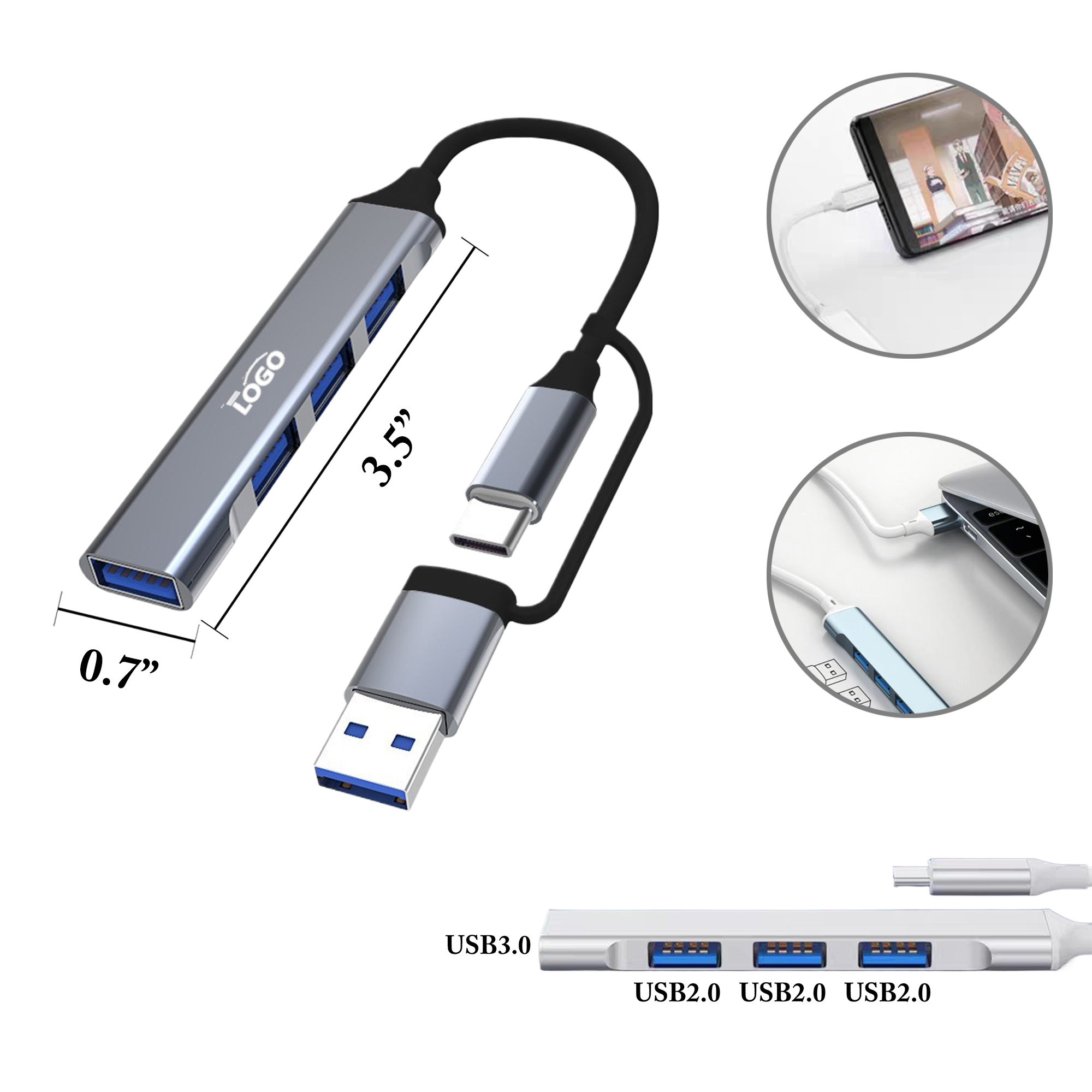 MOQ50 Dual USB Connector For Peripherals 2
