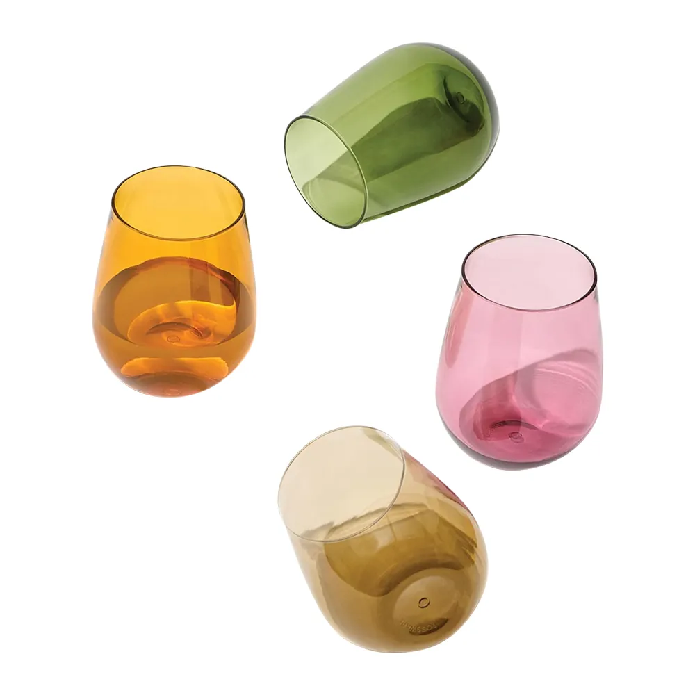 16oz. MS Plastic Stemless Wine Glass 7