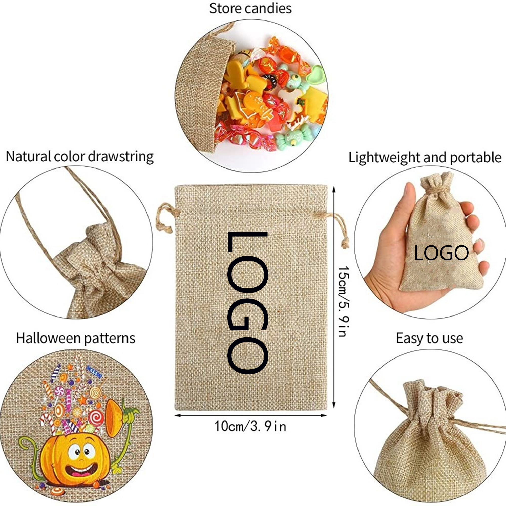 Halloween Drawstring Goodie Bag 2