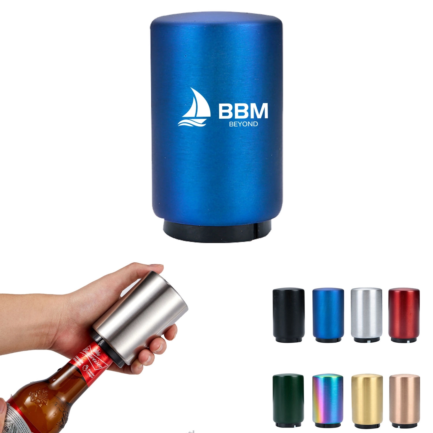 Push Down Magnetic Automatic Beer Bottle Opener 3