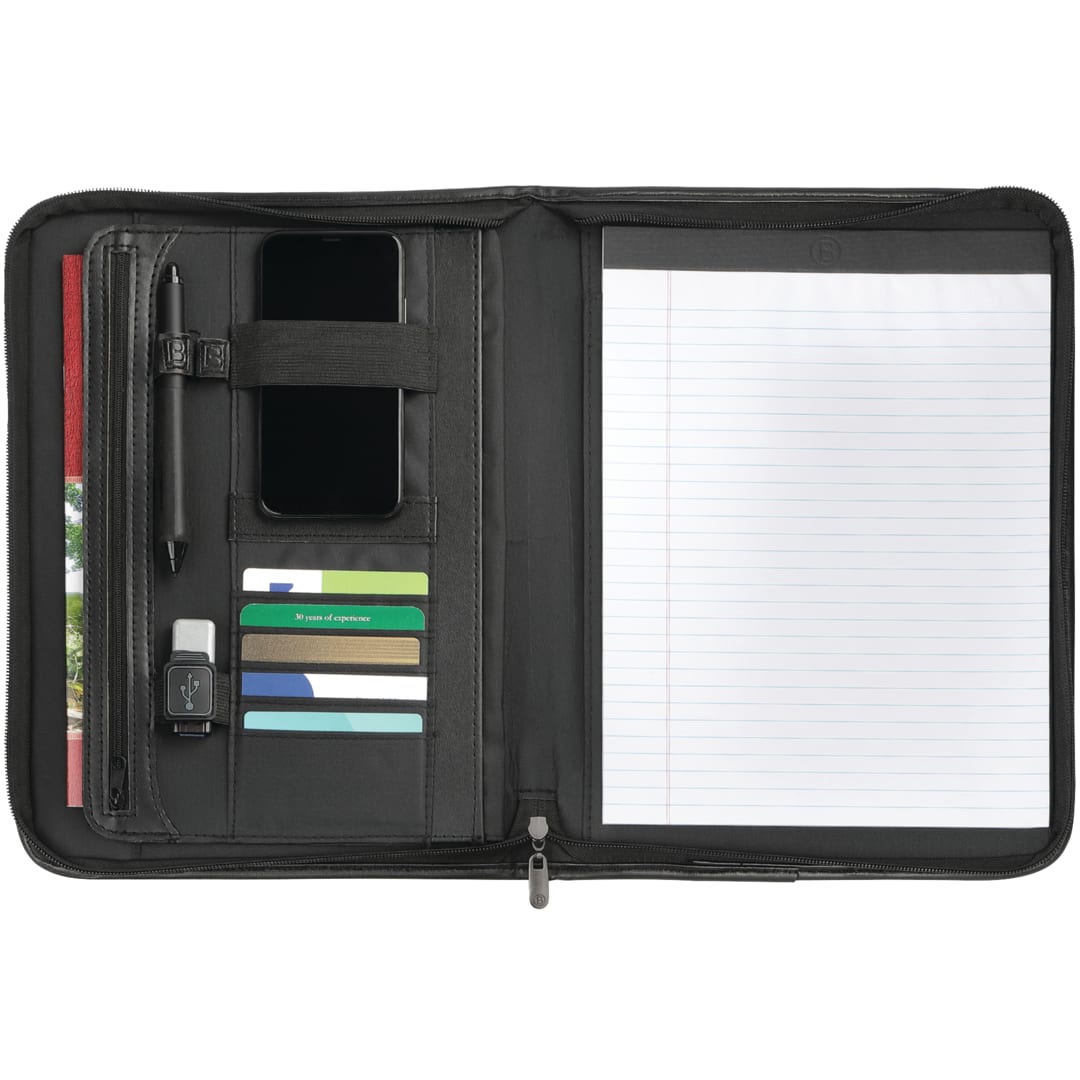 FSC® Mix Burke Zippered Padfolio 14