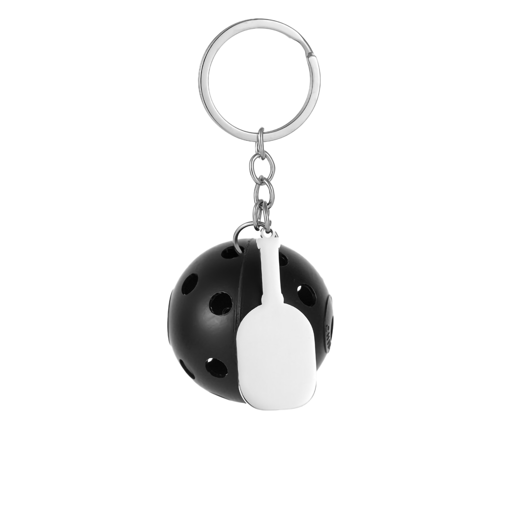 Pickleball Shape Bag Clip Keychain MOQ50 8