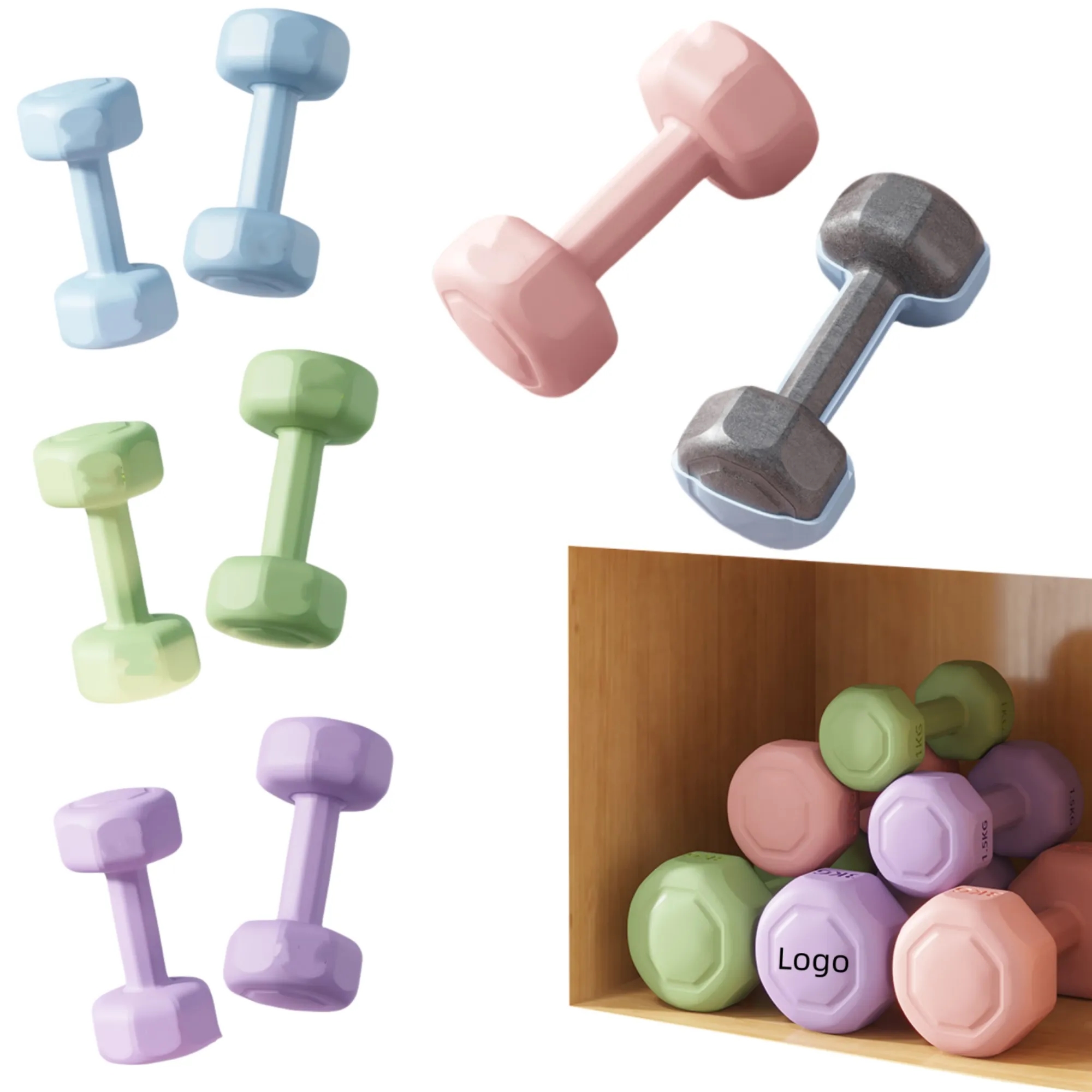 PE-Coated Dumbbell - Home Fitness Equipment 6
