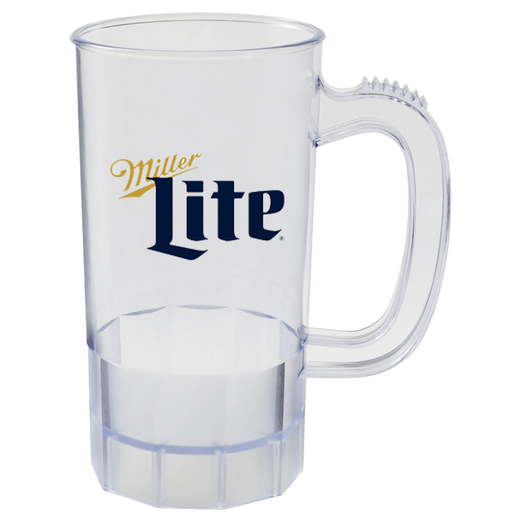 14 oz Acrylic Fluted Beer Mug
