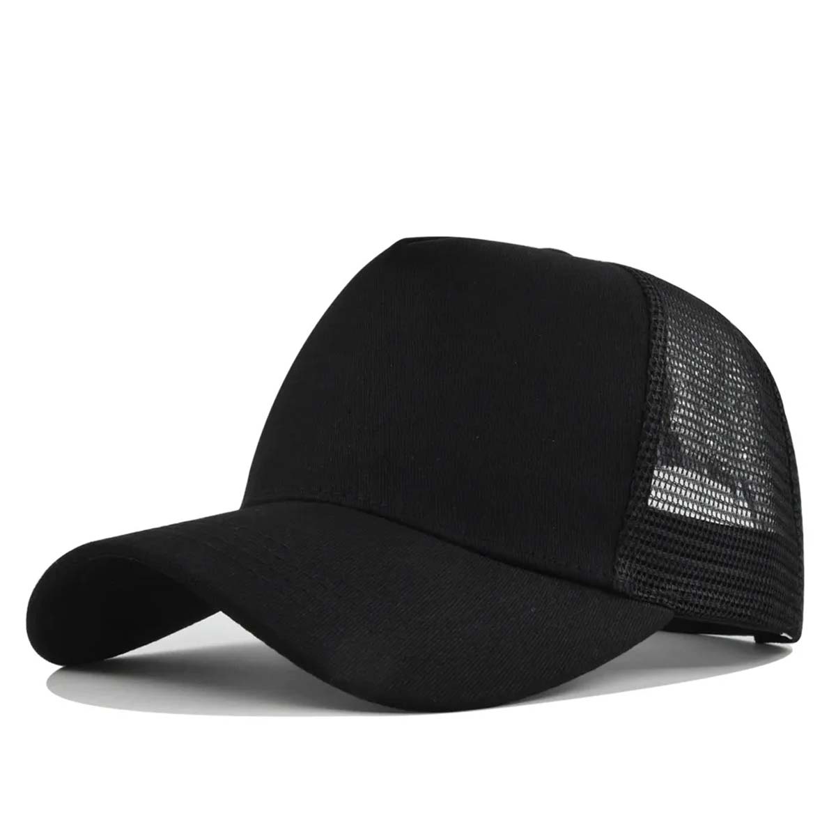 Durable 5 Panel Trucker Hat with Breathable Mesh Back 5