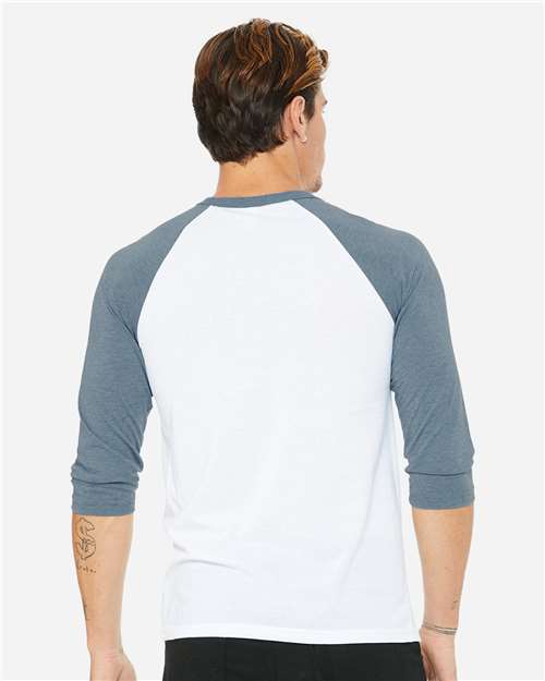 Unisex Three-Quarter Sleeve Baseball Tee - 3200 132