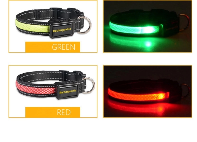 Rechargeable LED Pet Collar 7