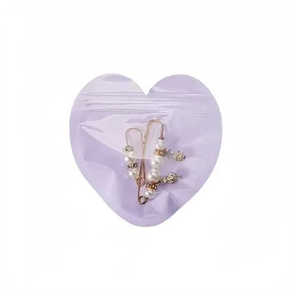 Heart Shaped Ziplock Bag with Reusable Food Storage 5